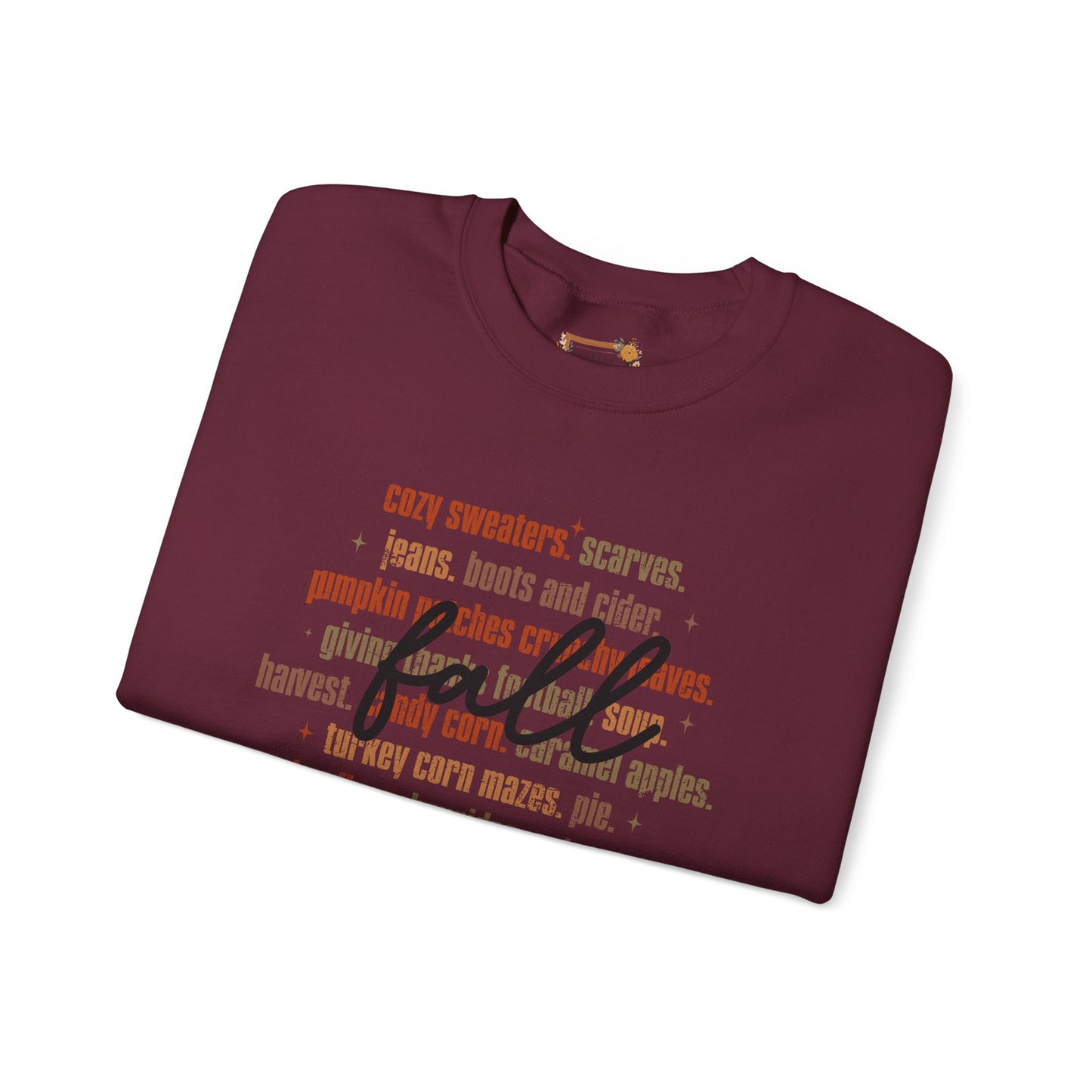 Cozy Fall Sweatshirt - Unisex Heavy Blend™ Crewneck, Autumn Fashion, Perfect Gift, Pumpkin Spice Vibe, Warm & Casual Wear