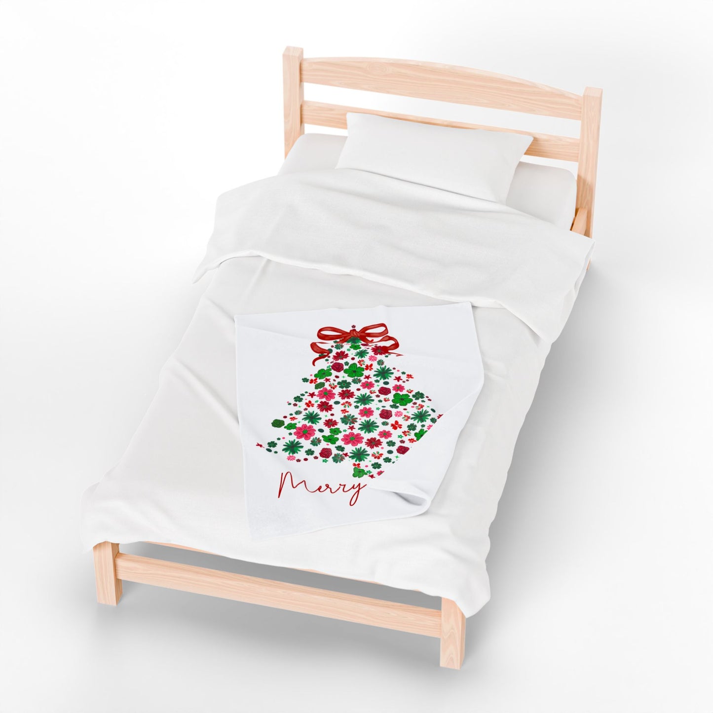 Merry & Bright Christmas Plush Blanket