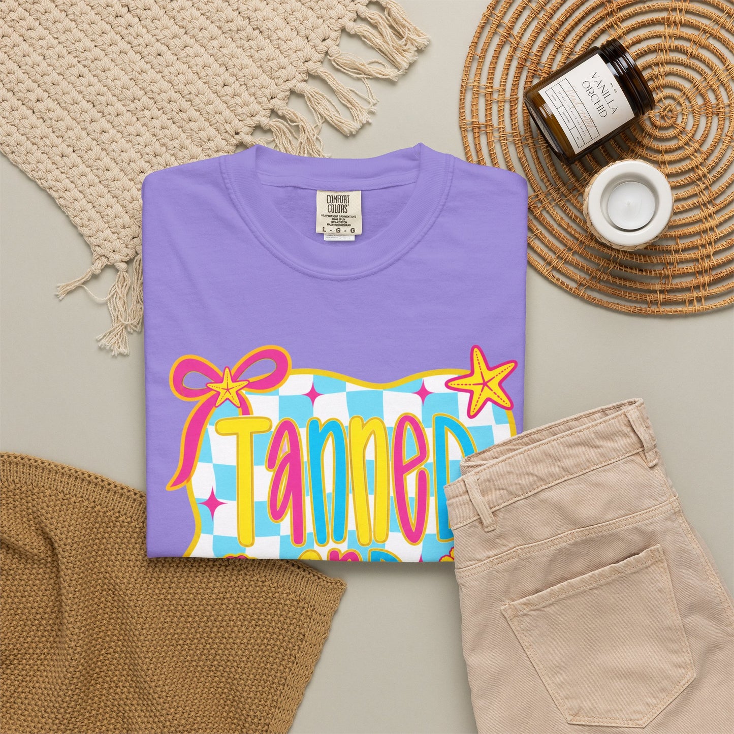 Tanned and Tipsy Shirt • Beach Vacation Graphic Tee • Summer Beach Girl Shirt • Tropical Summer Outfit