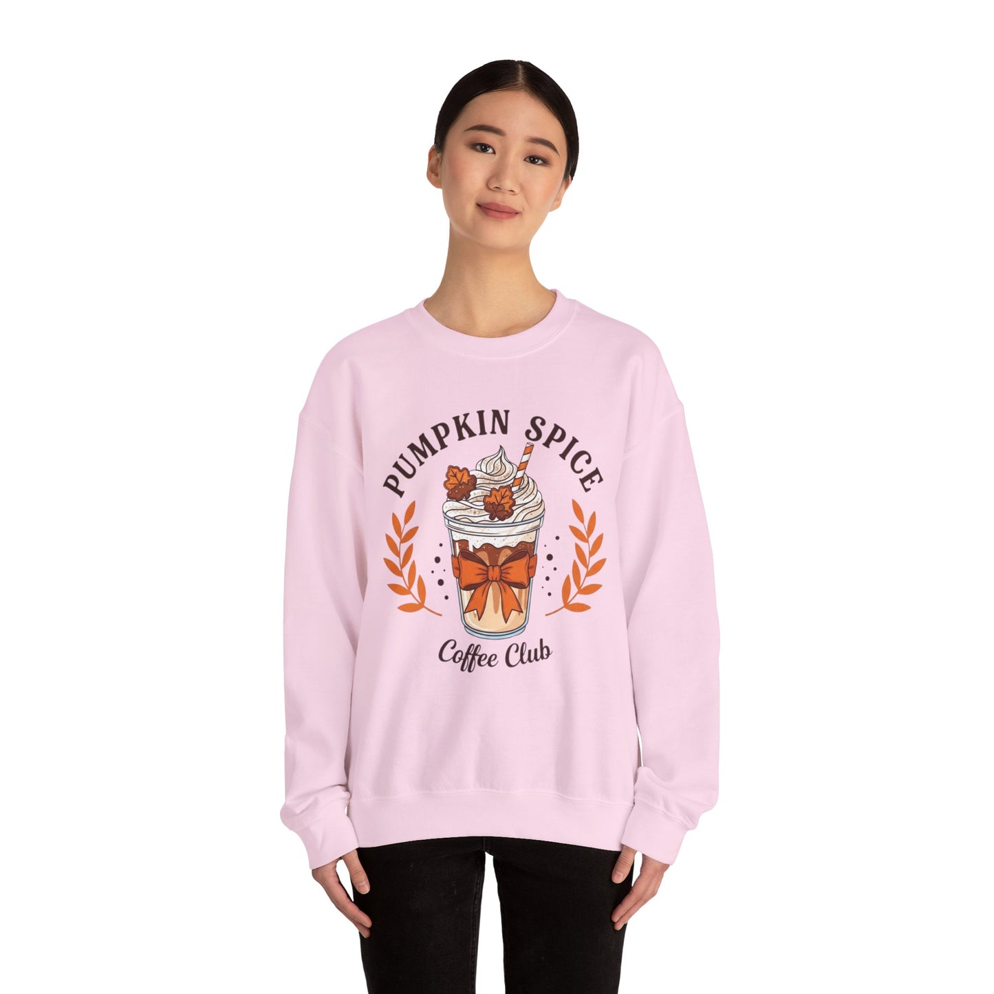 Pumpkin Spice Coffee Club Sweatshirt, Cozy Fall Apparel, Unisex Crewneck, Gift for Coffee Lovers, Autumn Fashion