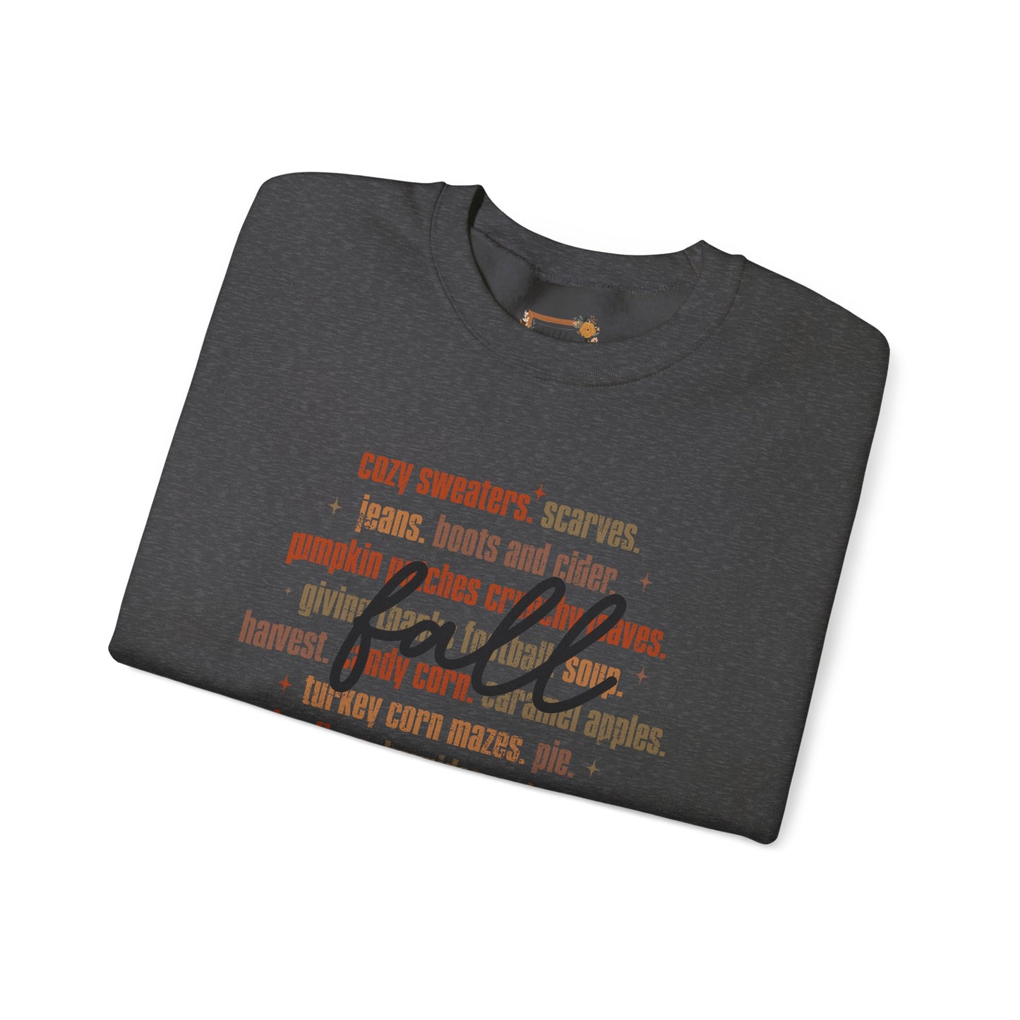 Cozy Fall Sweatshirt - Unisex Heavy Blend™ Crewneck, Autumn Fashion, Perfect Gift, Pumpkin Spice Vibe, Warm & Casual Wear