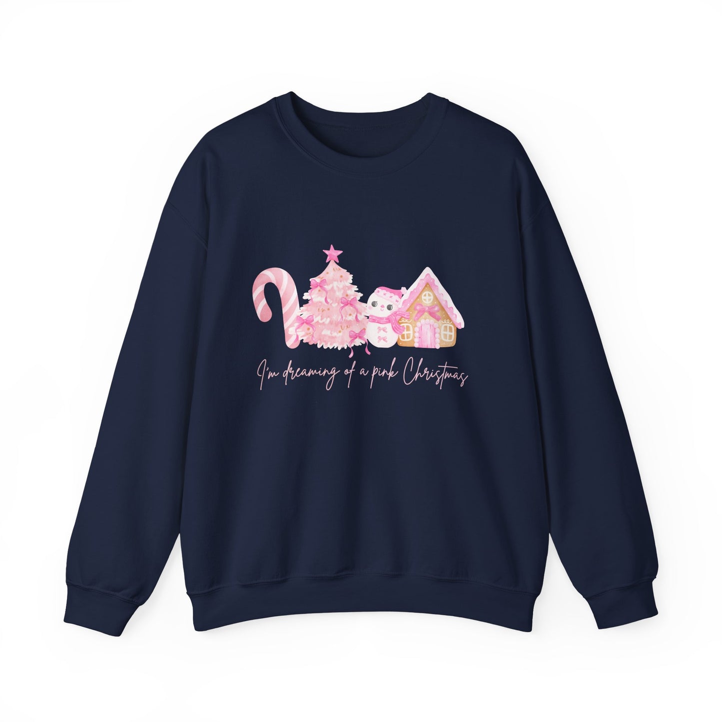 Pink Christmas Crewneck Sweatshirt