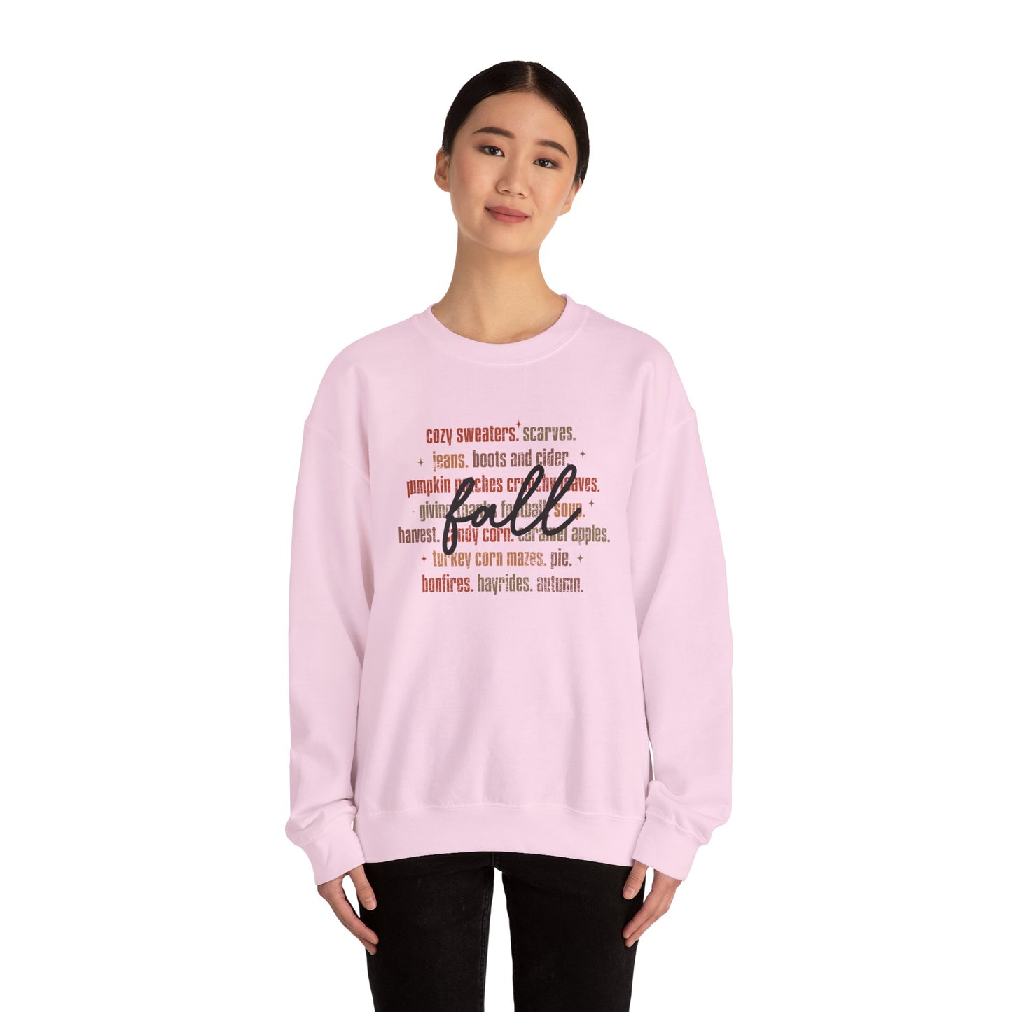 Cozy Fall Sweatshirt - Unisex Heavy Blend™ Crewneck, Autumn Fashion, Perfect Gift, Pumpkin Spice Vibe, Warm & Casual Wear