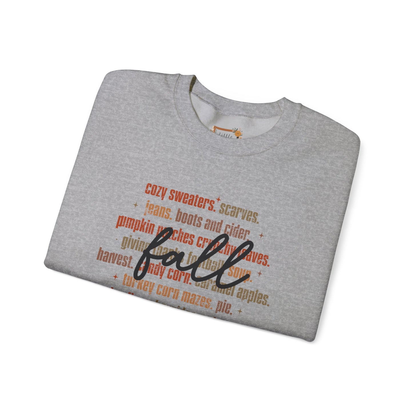 Cozy Fall Sweatshirt - Unisex Heavy Blend™ Crewneck, Autumn Fashion, Perfect Gift, Pumpkin Spice Vibe, Warm & Casual Wear