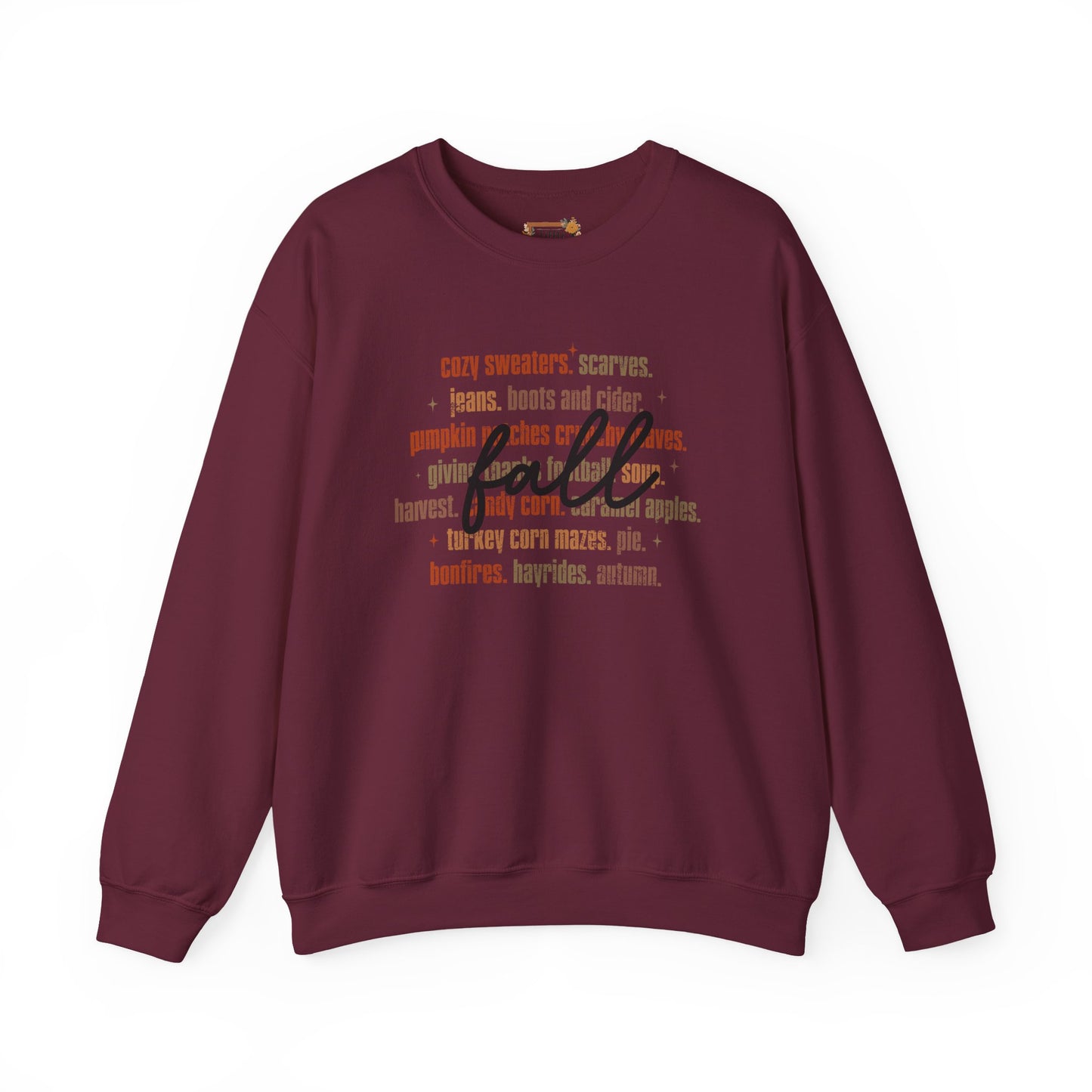 Cozy Fall Sweatshirt - Unisex Heavy Blend™ Crewneck, Autumn Fashion, Perfect Gift, Pumpkin Spice Vibe, Warm & Casual Wear