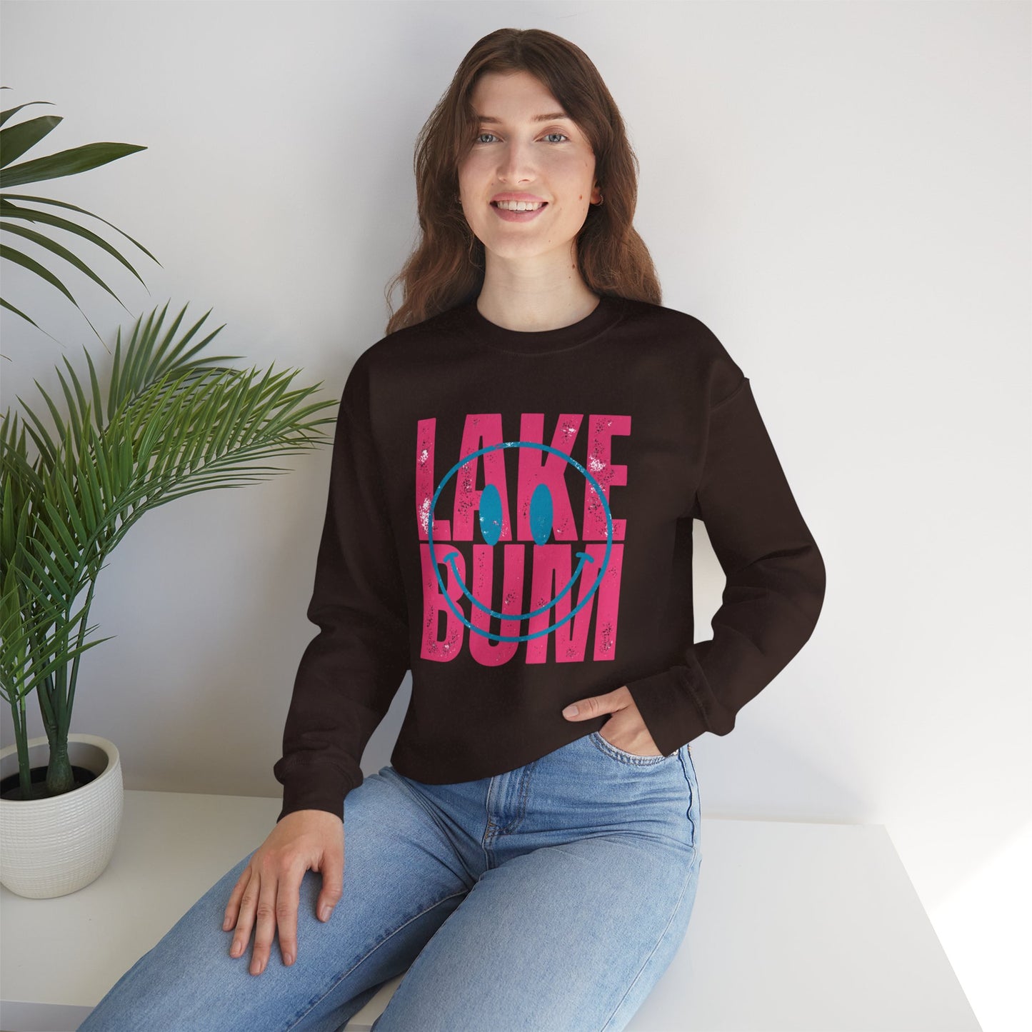 Lake Bum Sweatshirt • Summer Lake Crewneck • Lake Life Mom Sweatshirt • Beach Vacation Pullover • Coastal Crewneck