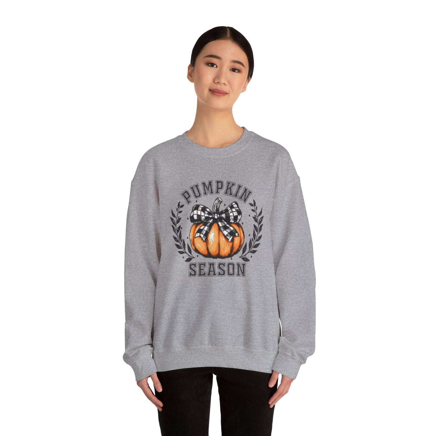 Pumpkin Season Crewneck Sweatshirt, Cozy Fall Apparel, Unisex Sweatshirt, Autumn Fashion, Thanksgiving Gift, Seasonal Style