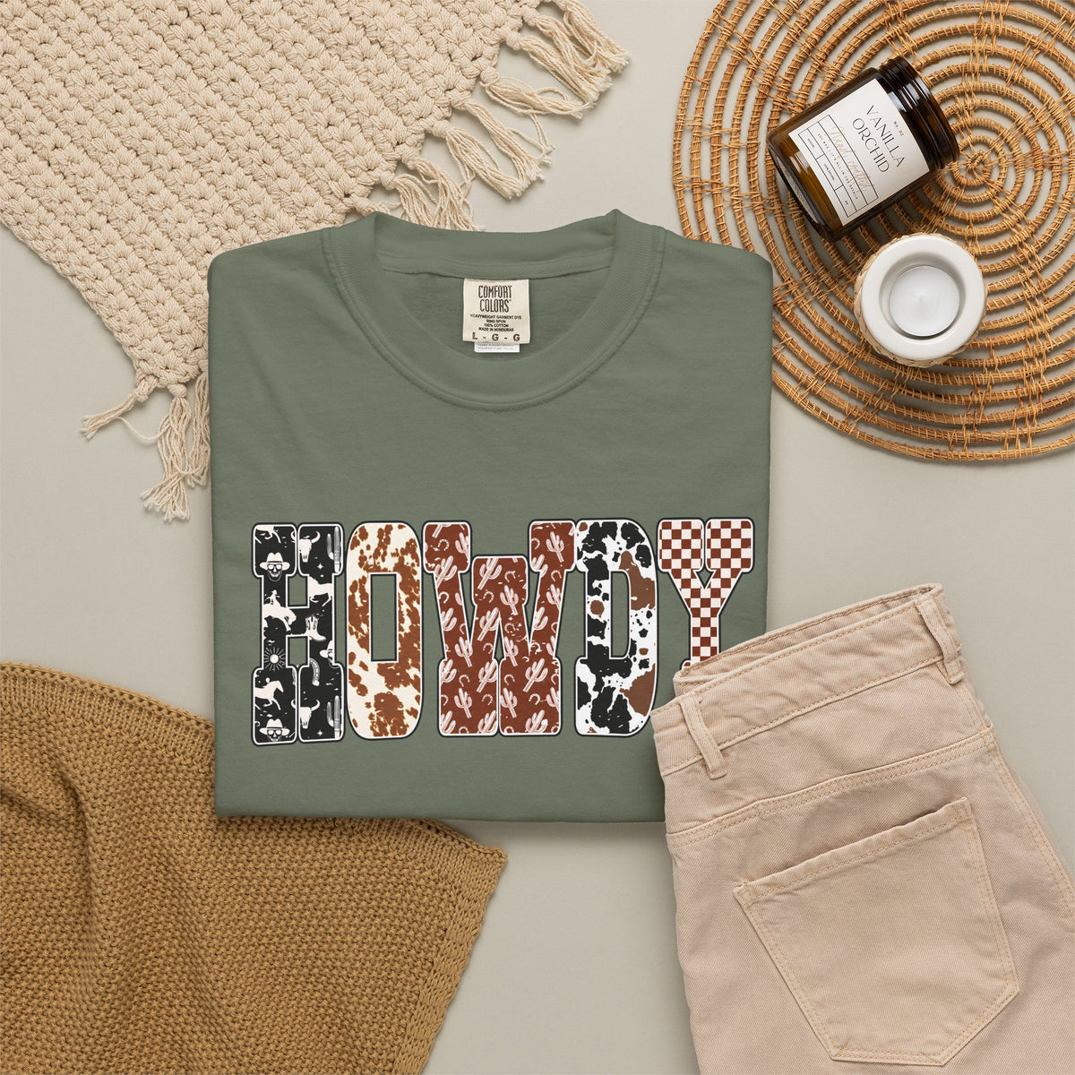 western howdy tee