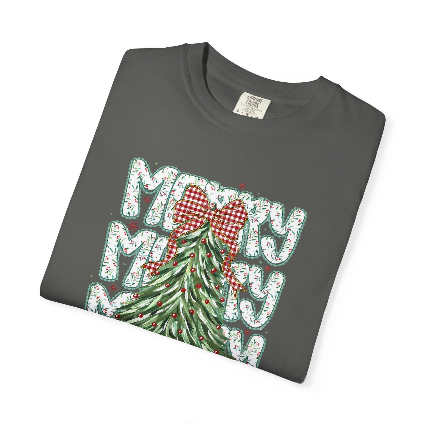Christmas Tree Graphic T-Shirt — Merry & Bright Holiday Tee