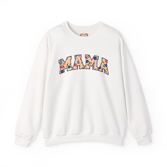 Mama Graphic Crewneck Sweatshirt, Cozy Mom Sweatshirt, Mother's Day Gift, Unisex Family Wear, Fall Layering Essential