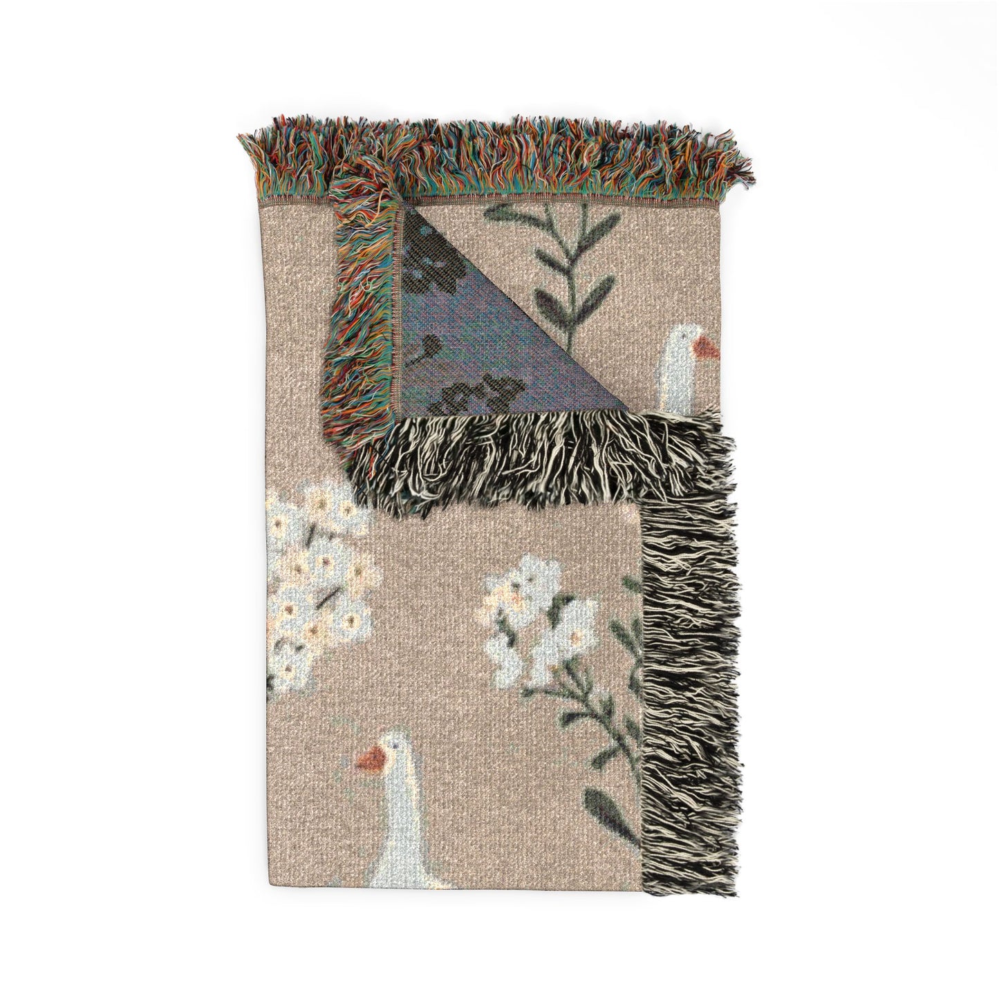Nursery Duck Woven Blanket — Cozy Baby Shower & Nursery Throw