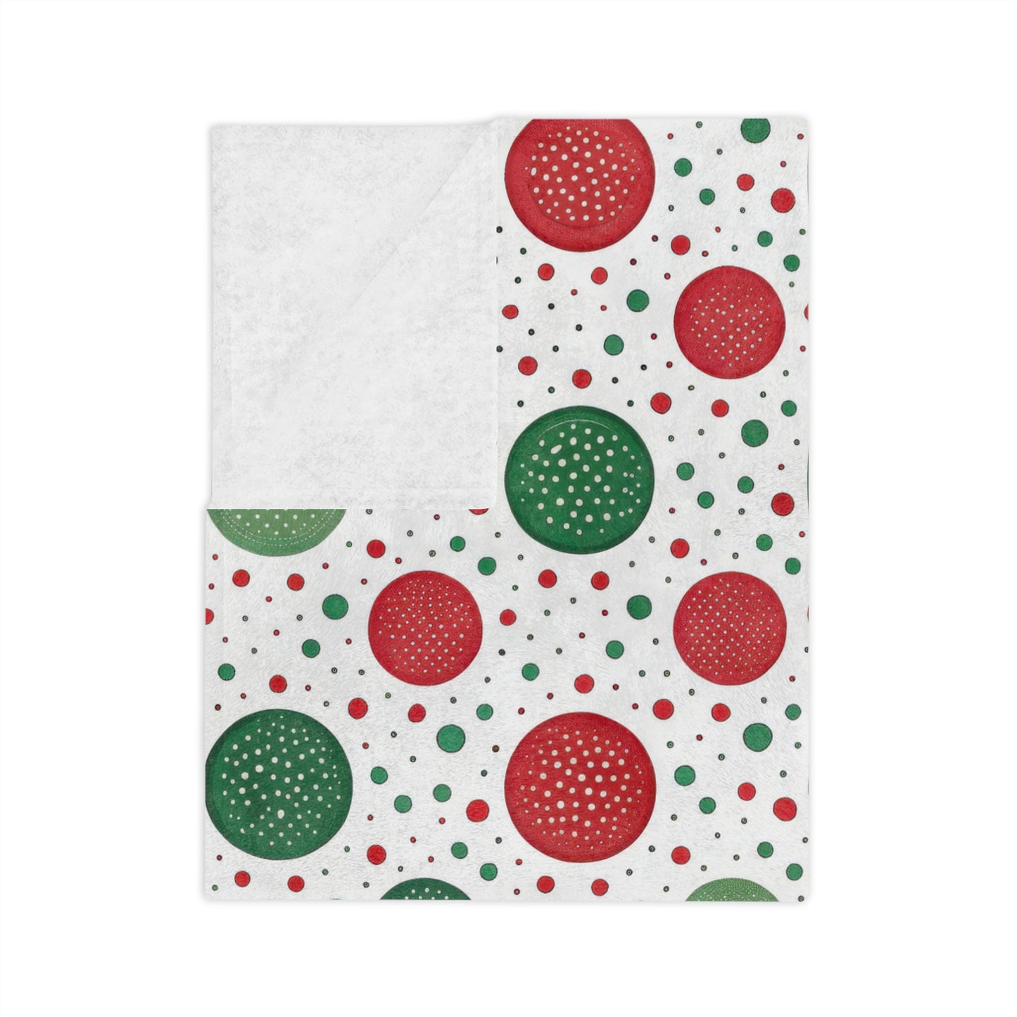 Holiday Polka Dot Blanket