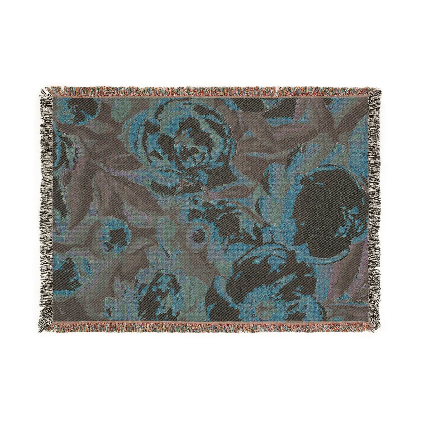 Pink Peony Blanket — Cozy Textured Throw for Home & Living