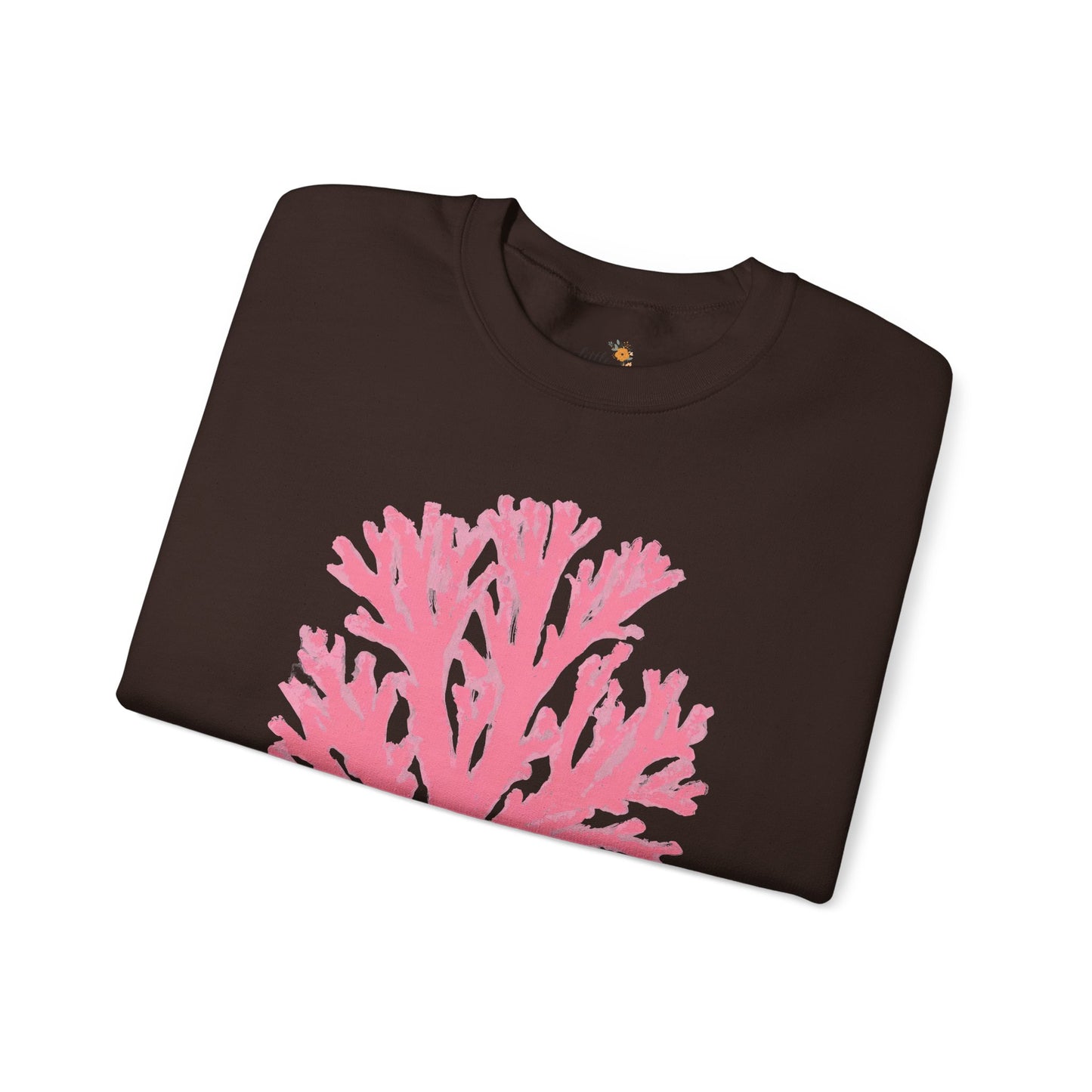 Ocean Club Crewneck • Coastal Summer Sweatshirt • Pink Coral Beach Vacation Pullover • Resort Style