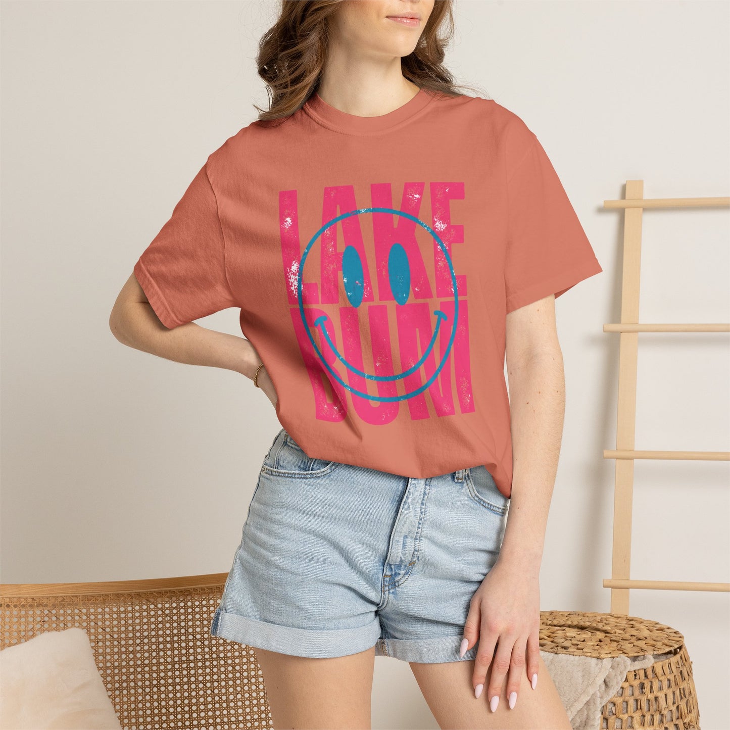 Lake Bum Graphic Tee • Summer Lake Shirt • Beach Vacation Mama Tee • Coastal Summer Outfit • Lake Life Shirt