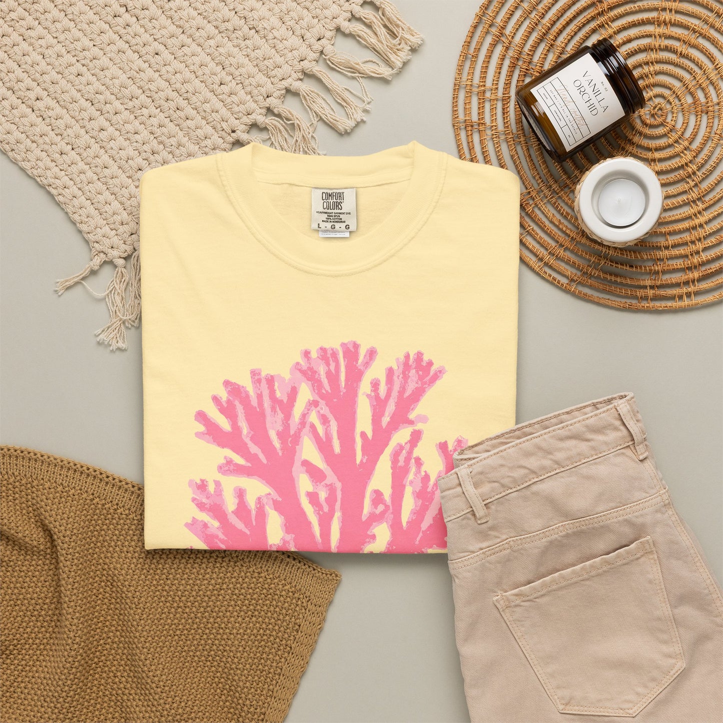 Ocean Club Summer Shirt • Pink Coral Beach Tee • Coastal Vacation Graphic Shirt • Beach Trip Outfit