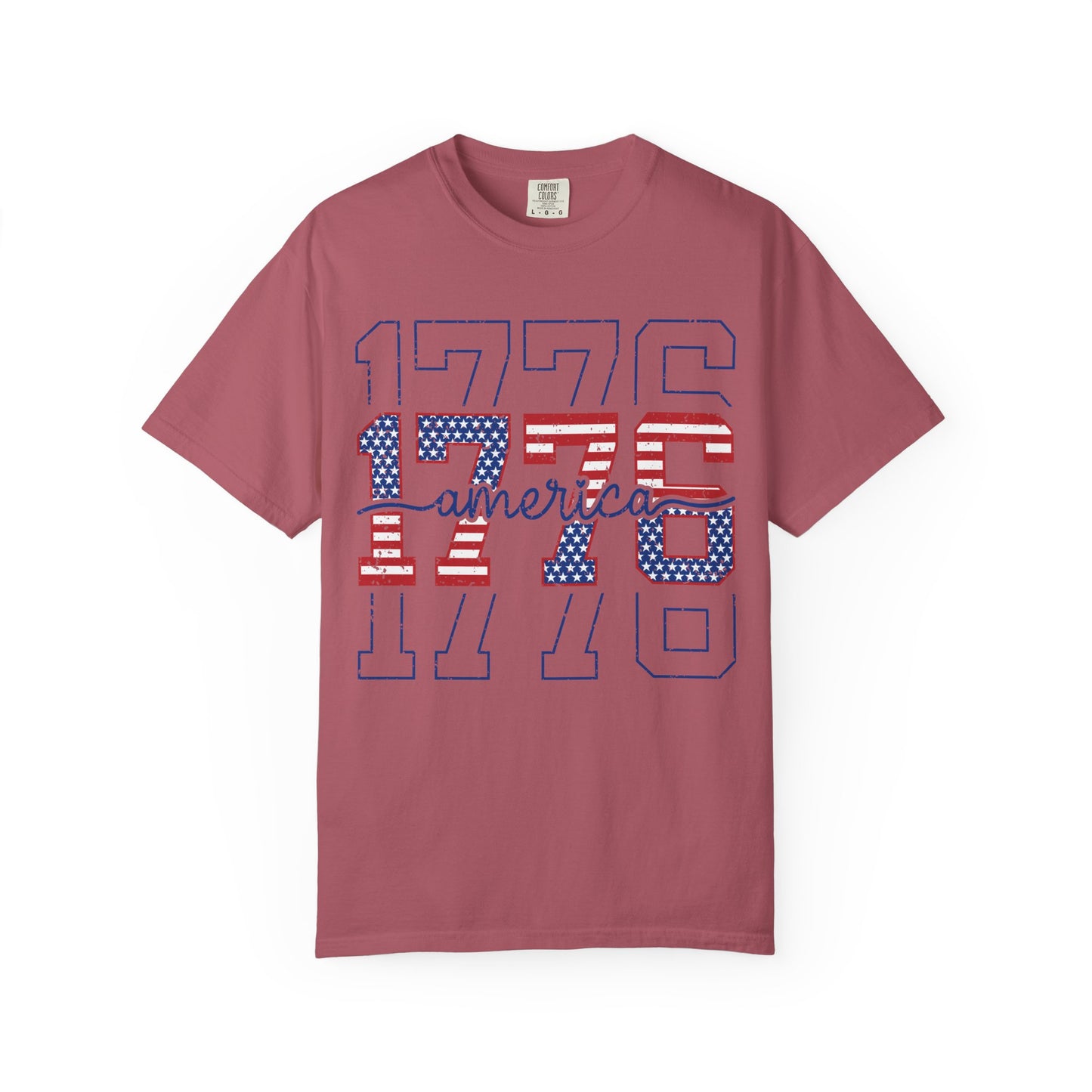1776 Red White Blue Fourth of July T-Shirt • Vintage Patriotic Graphic Tee