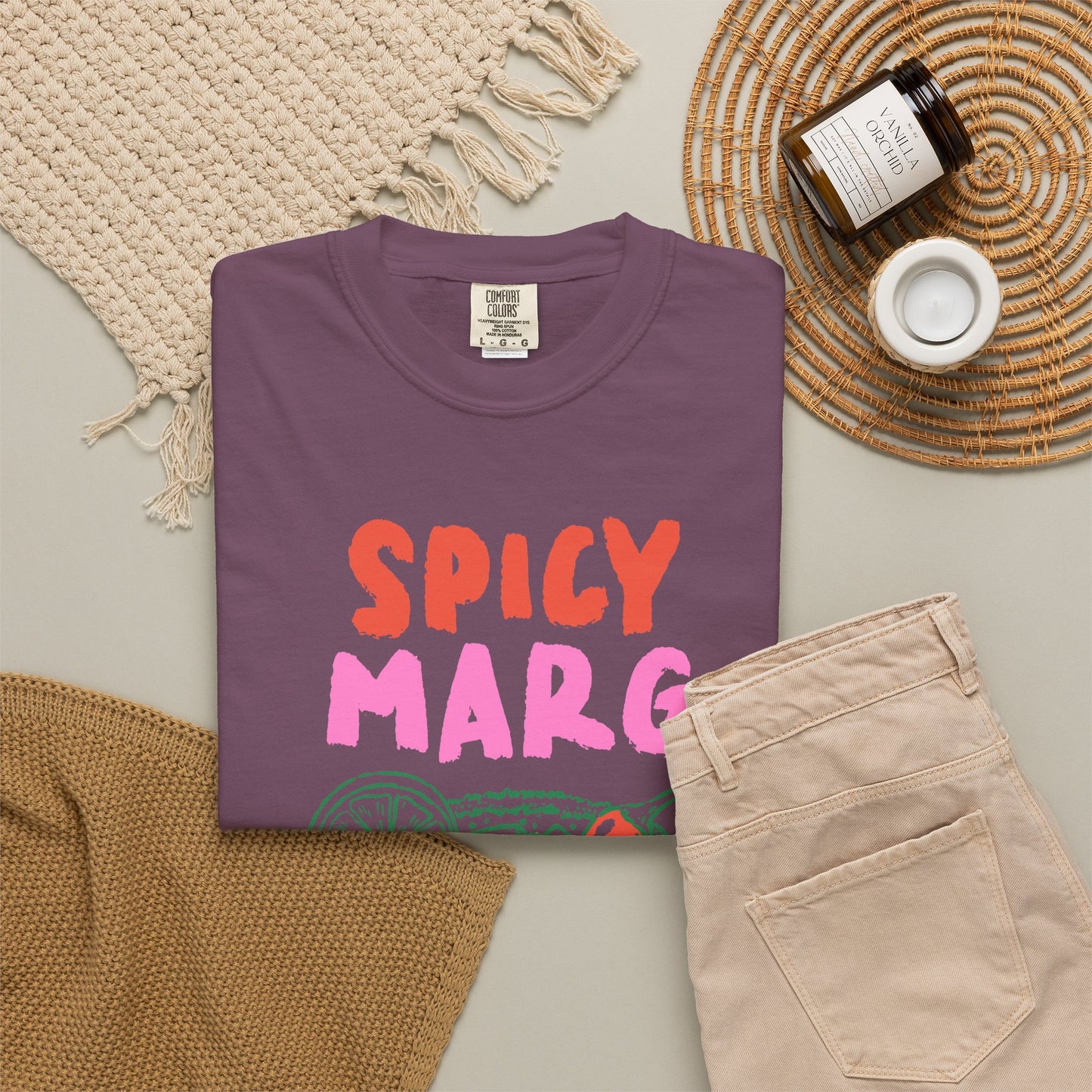 Spicy Marg Graphic Tee • Margarita Summer Shirt • Girls Night Beach Tee • Summer Vacation Outfit • Fiesta Shirt