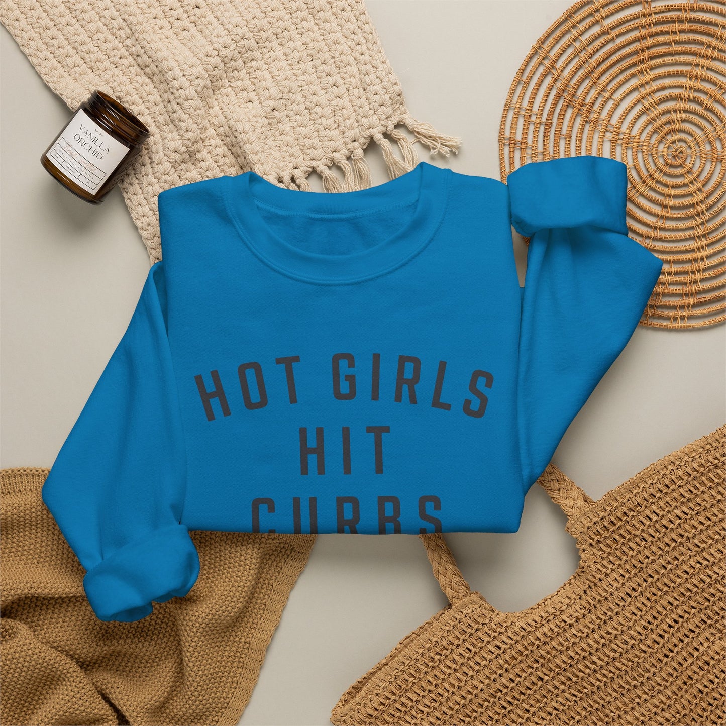 Hot Girls Hit Curbs Sweatshirt