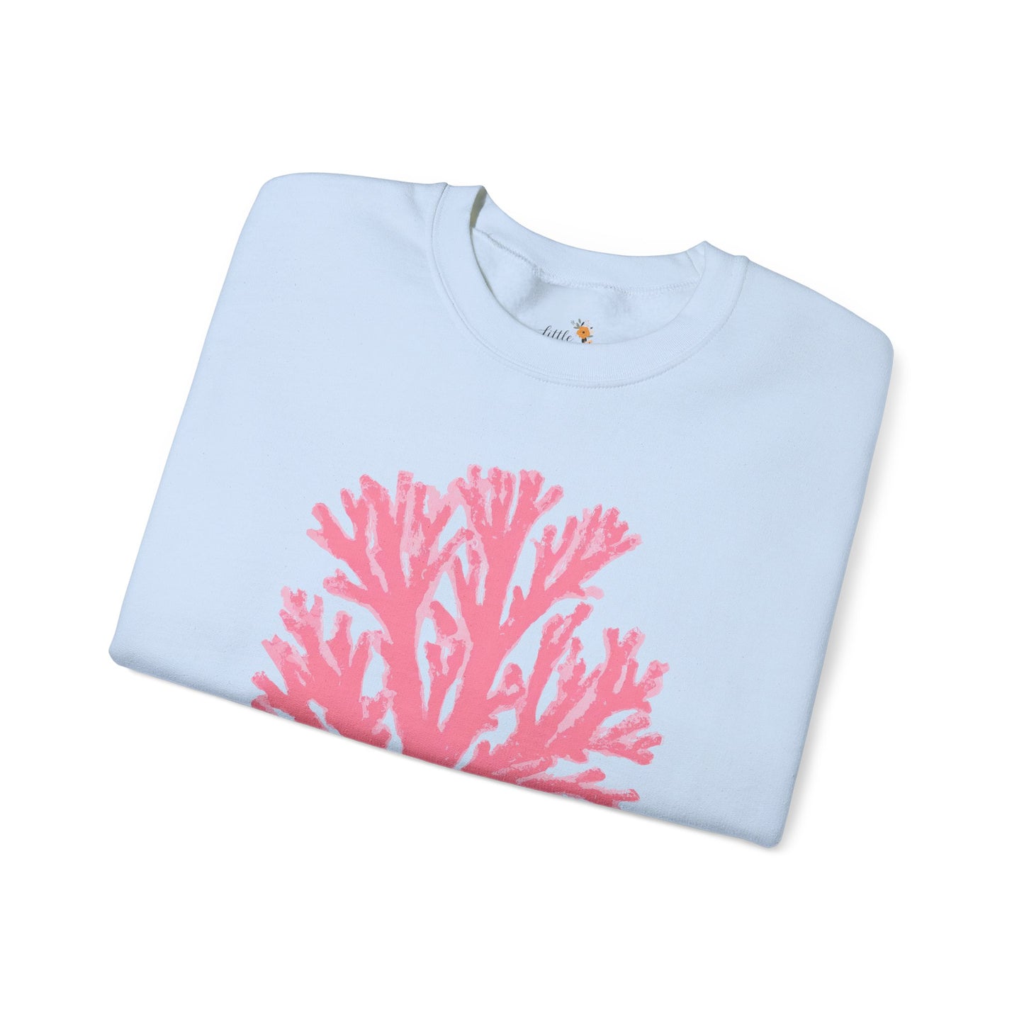 Ocean Club Crewneck • Coastal Summer Sweatshirt • Pink Coral Beach Vacation Pullover • Resort Style