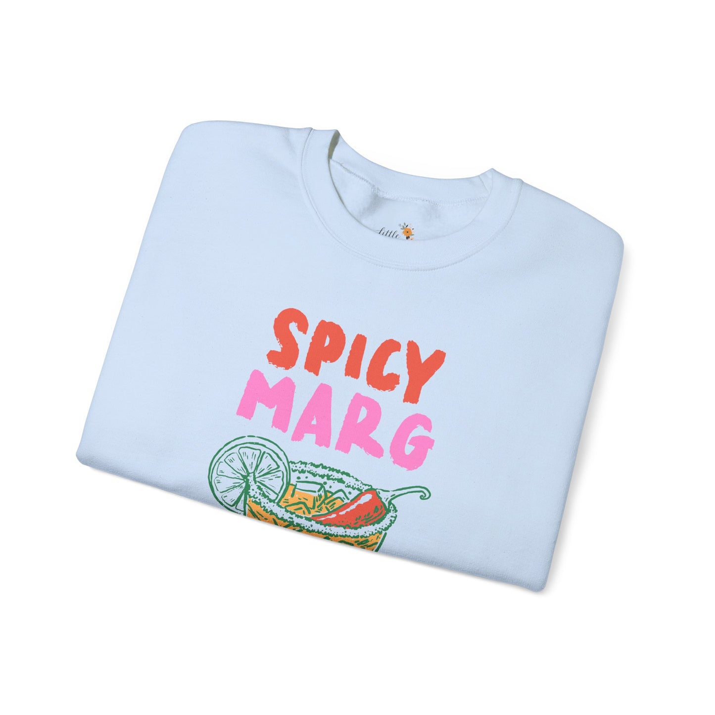 Spicy Marg Sweatshirt • Margarita Summer Crewneck • Girls Night Vacation Sweatshirt • Beach Fiesta Pullover