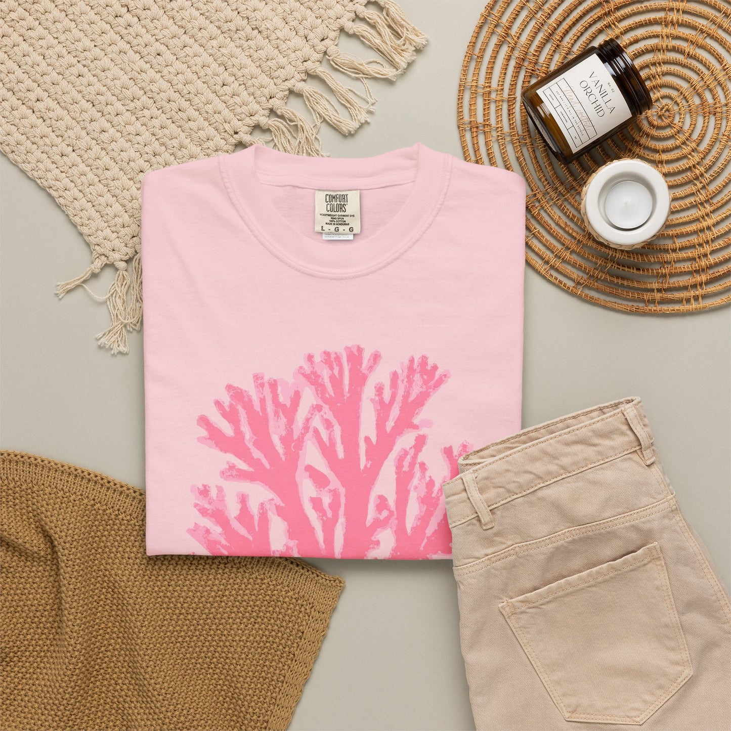 Ocean Club Summer Shirt • Pink Coral Beach Tee • Coastal Vacation Graphic Shirt • Beach Trip Outfit