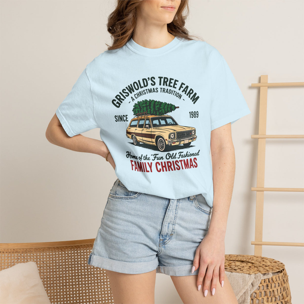 Christmas Tree Farm Tee — “Griswold’s Tree Farm” Family Christmas Graphic T-Shirt