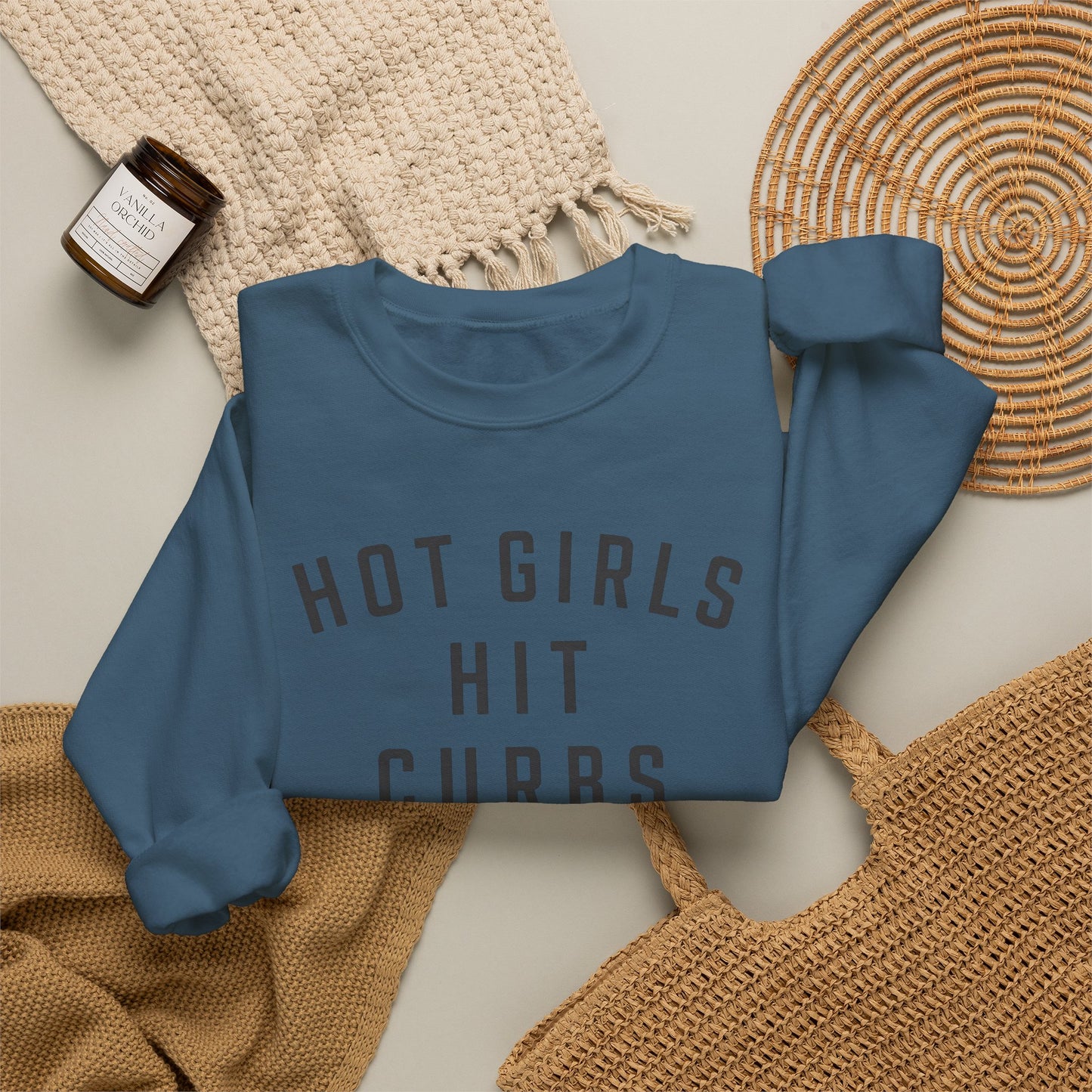 Hot Girls Hit Curbs Sweatshirt