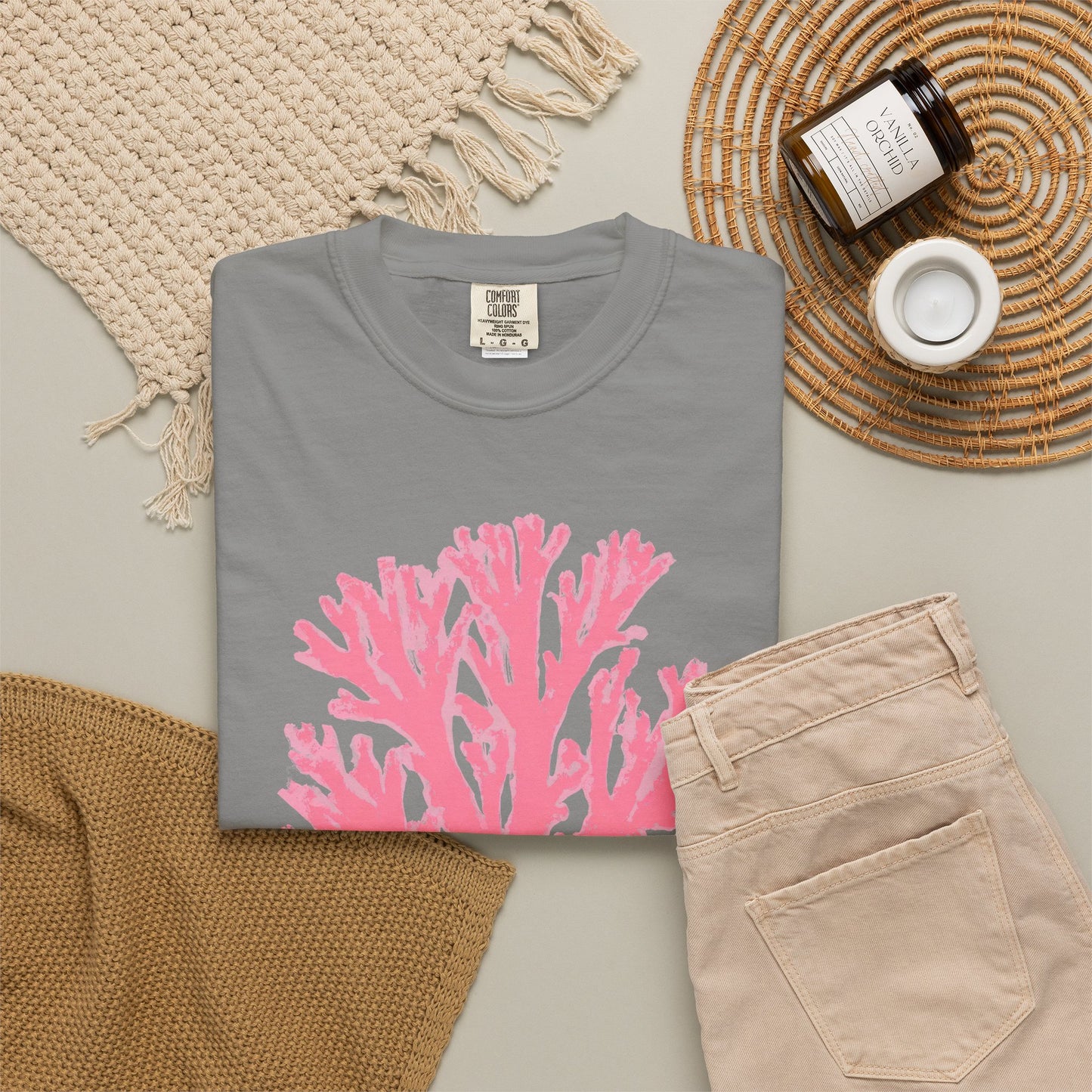 Ocean Club Summer Shirt • Pink Coral Beach Tee • Coastal Vacation Graphic Shirt • Beach Trip Outfit