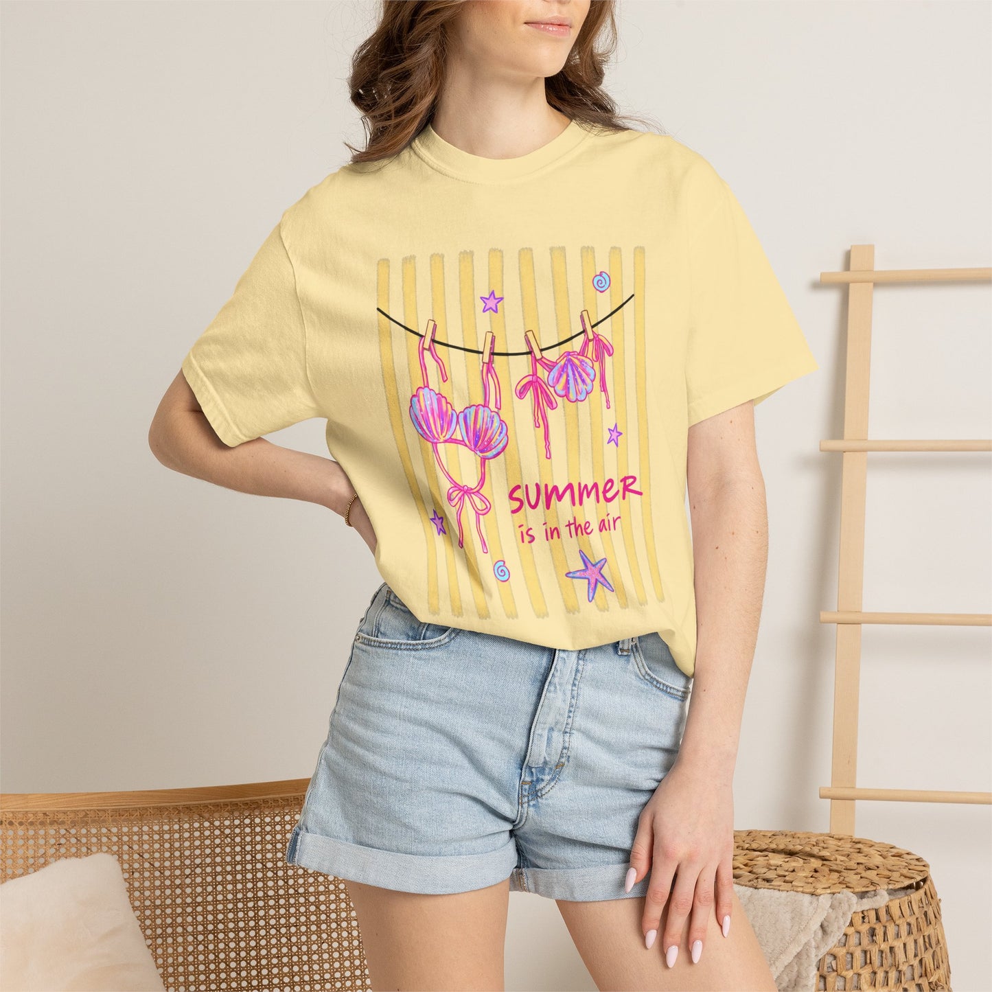 Summer Is In The Air Shirt • Beach Vacation Graphic Tee • Bikini Summer Shirt • Coastal Vacation Outfit