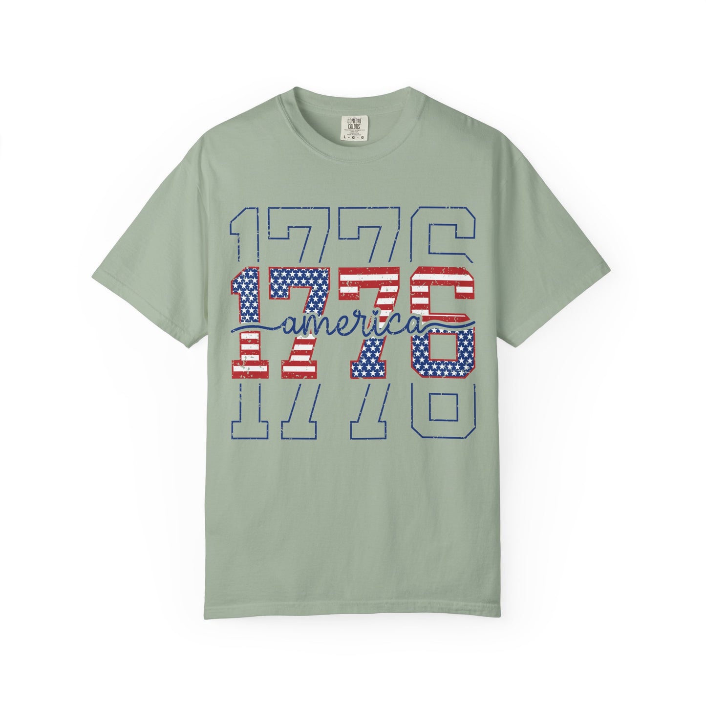 1776 Red White Blue Fourth of July T-Shirt • Vintage Patriotic Graphic Tee