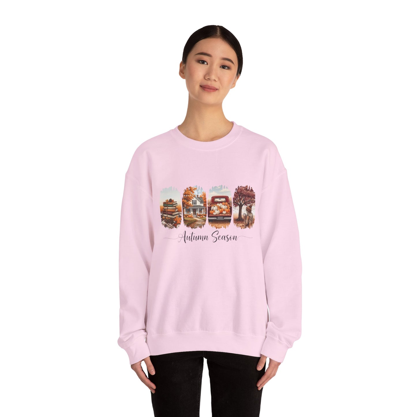 Cozy Autumn Sweatshirt - Unisex Heavy Blend Crewneck, Fall Fashion, Seasonal Gift, Thanksgiving, Everyday Comfort