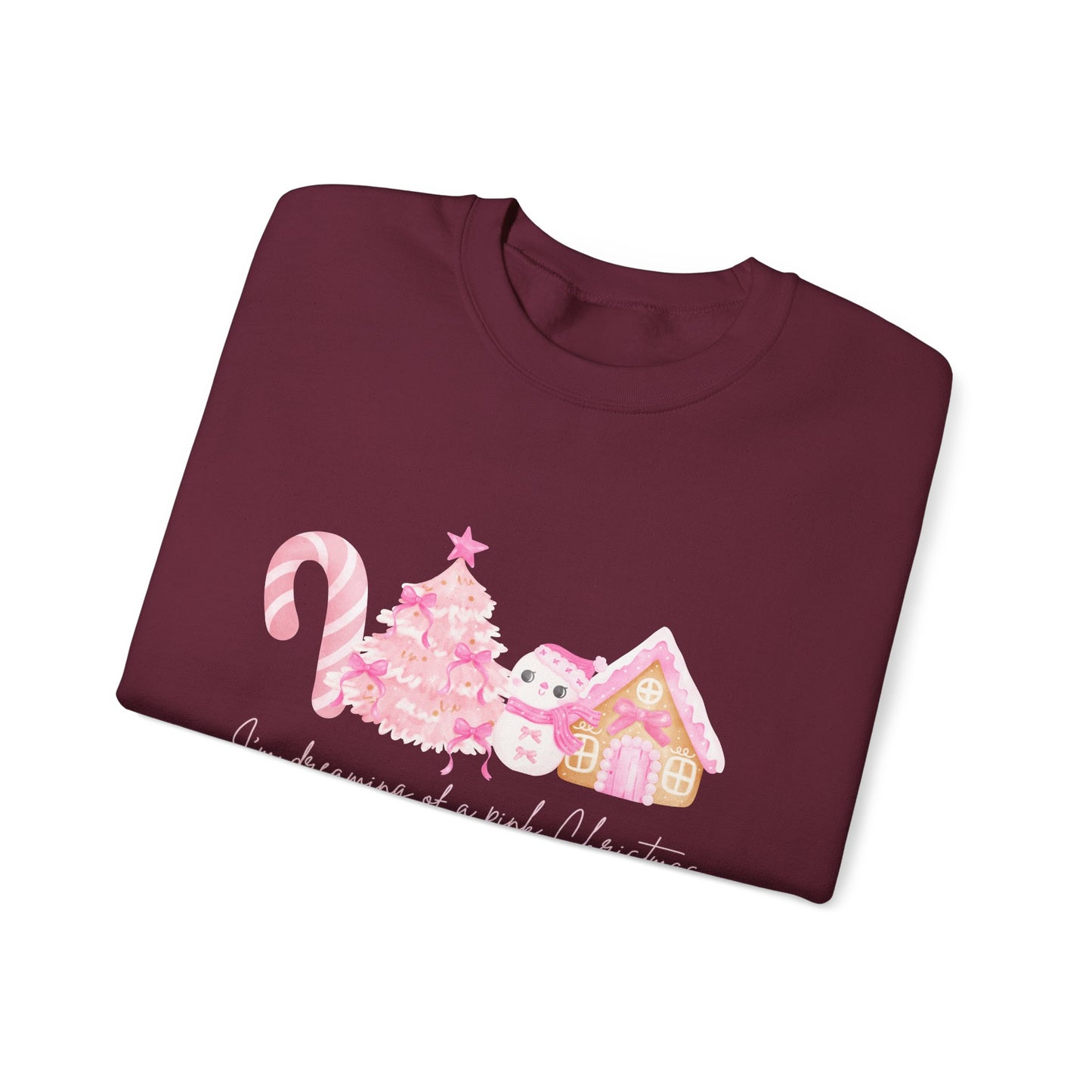 Pink Christmas Crewneck Sweatshirt