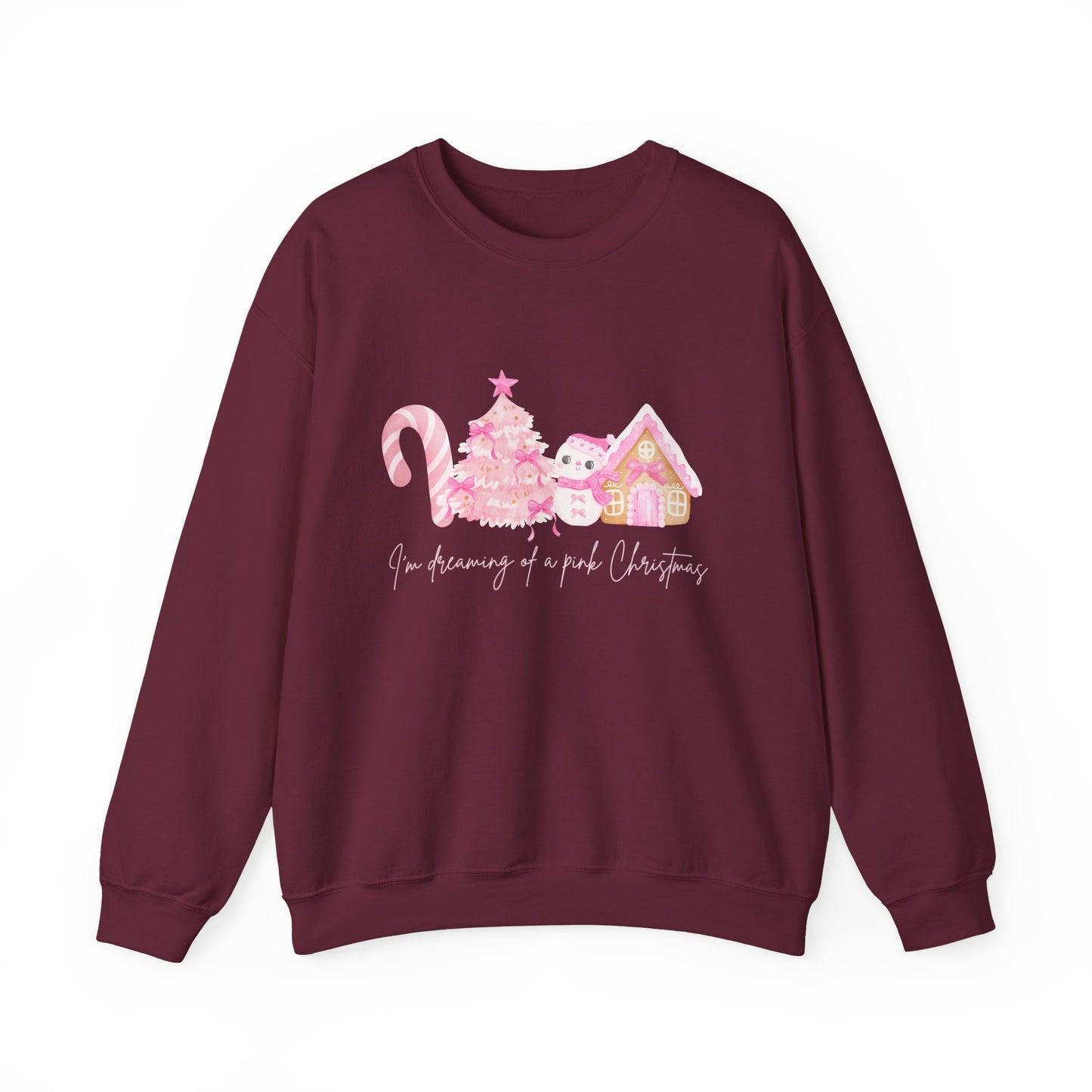 Pink Christmas Crewneck Sweatshirt
