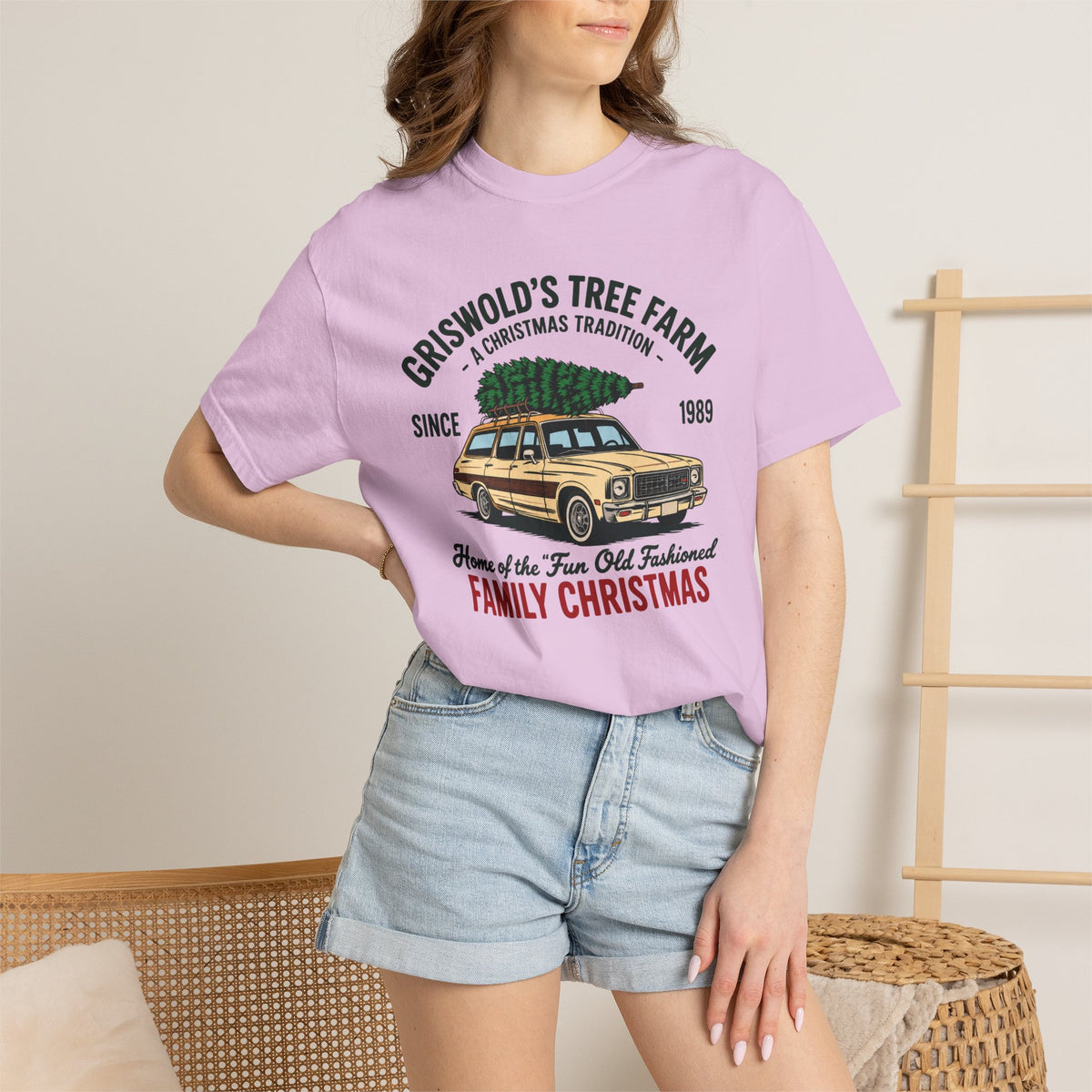 Christmas Tree Farm Tee — “Griswold’s Tree Farm” Family Christmas Graphic T-Shirt