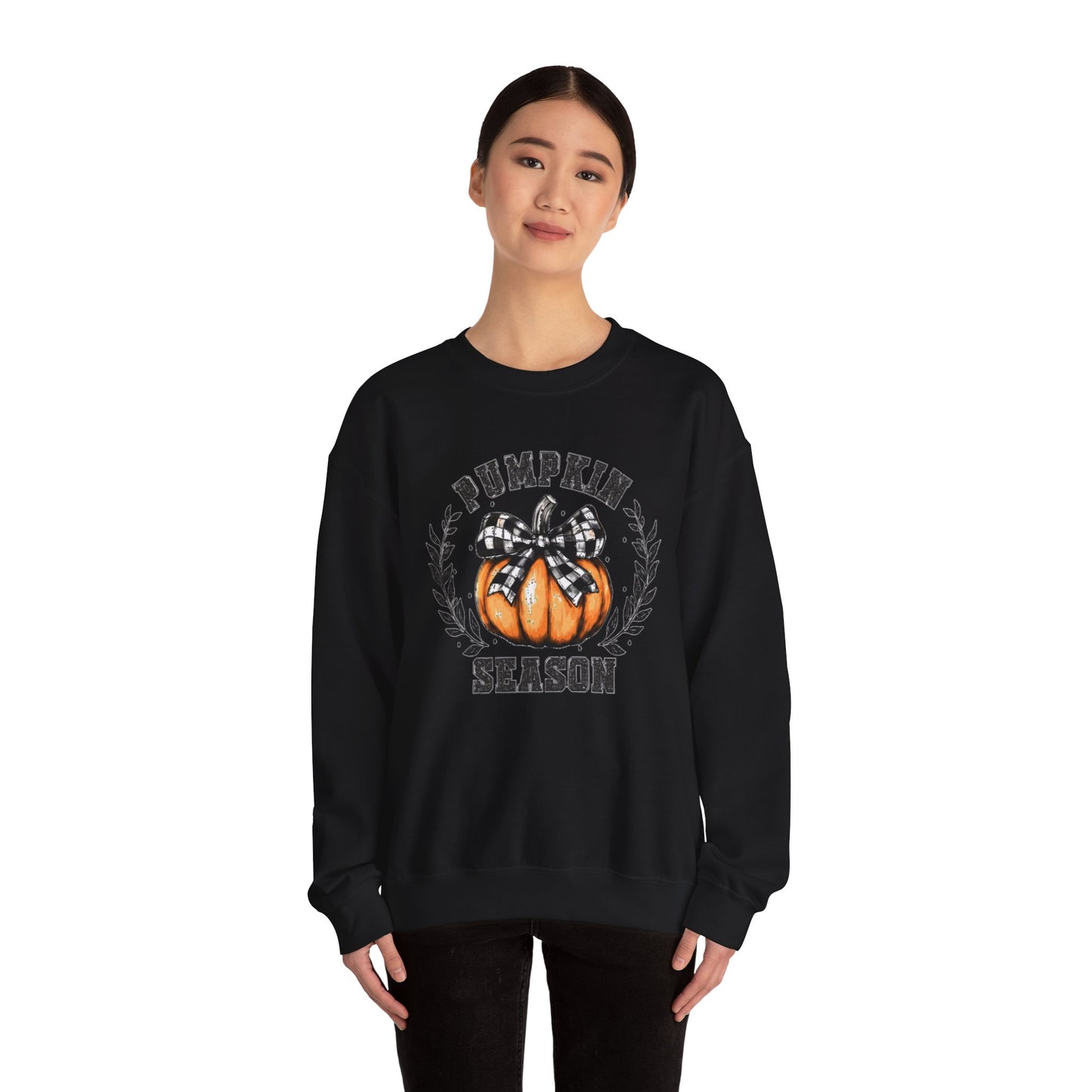 Pumpkin Season Crewneck Sweatshirt, Cozy Fall Apparel, Unisex Sweatshirt, Autumn Fashion, Thanksgiving Gift, Seasonal Style