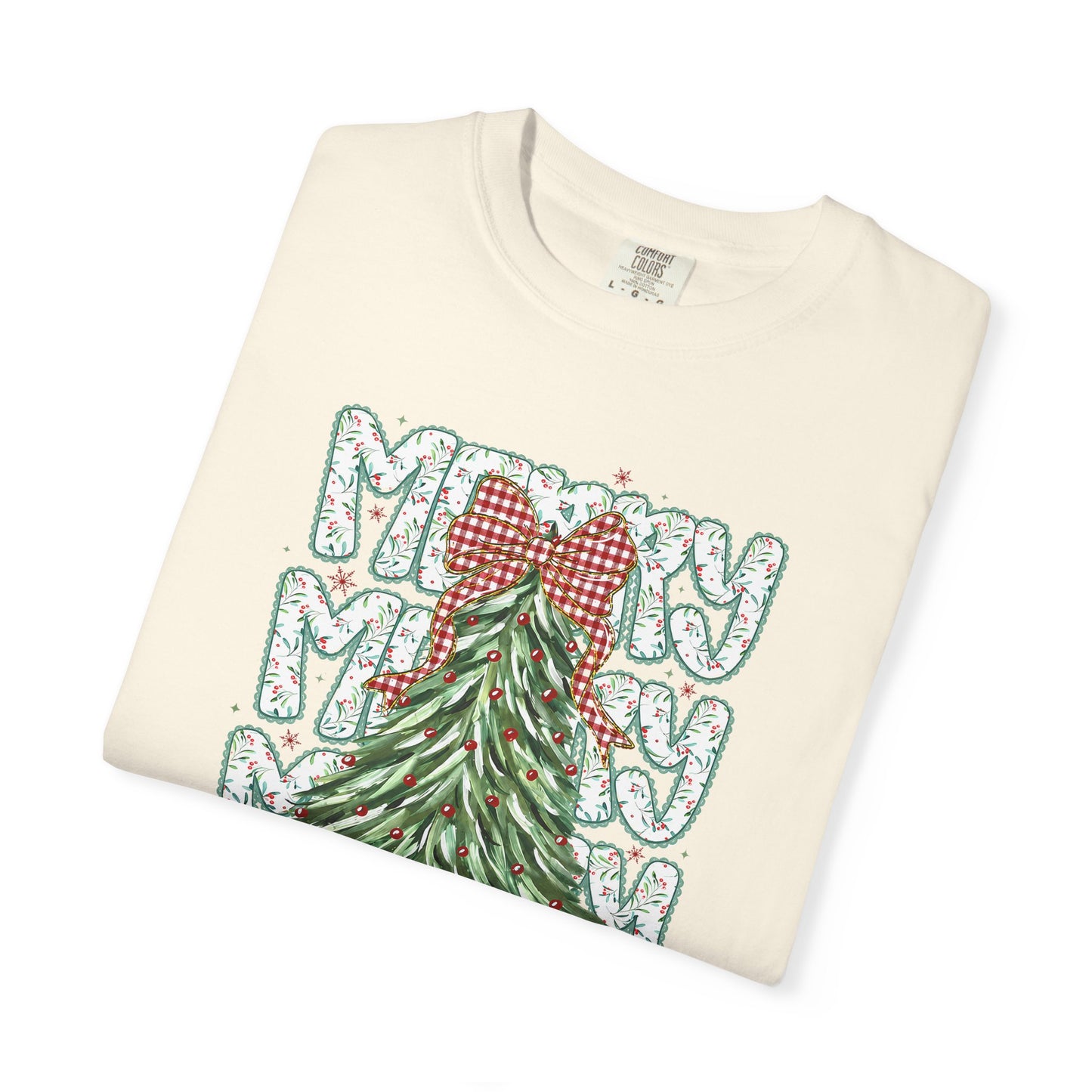 Christmas Tree Graphic T-Shirt — Merry & Bright Holiday Tee