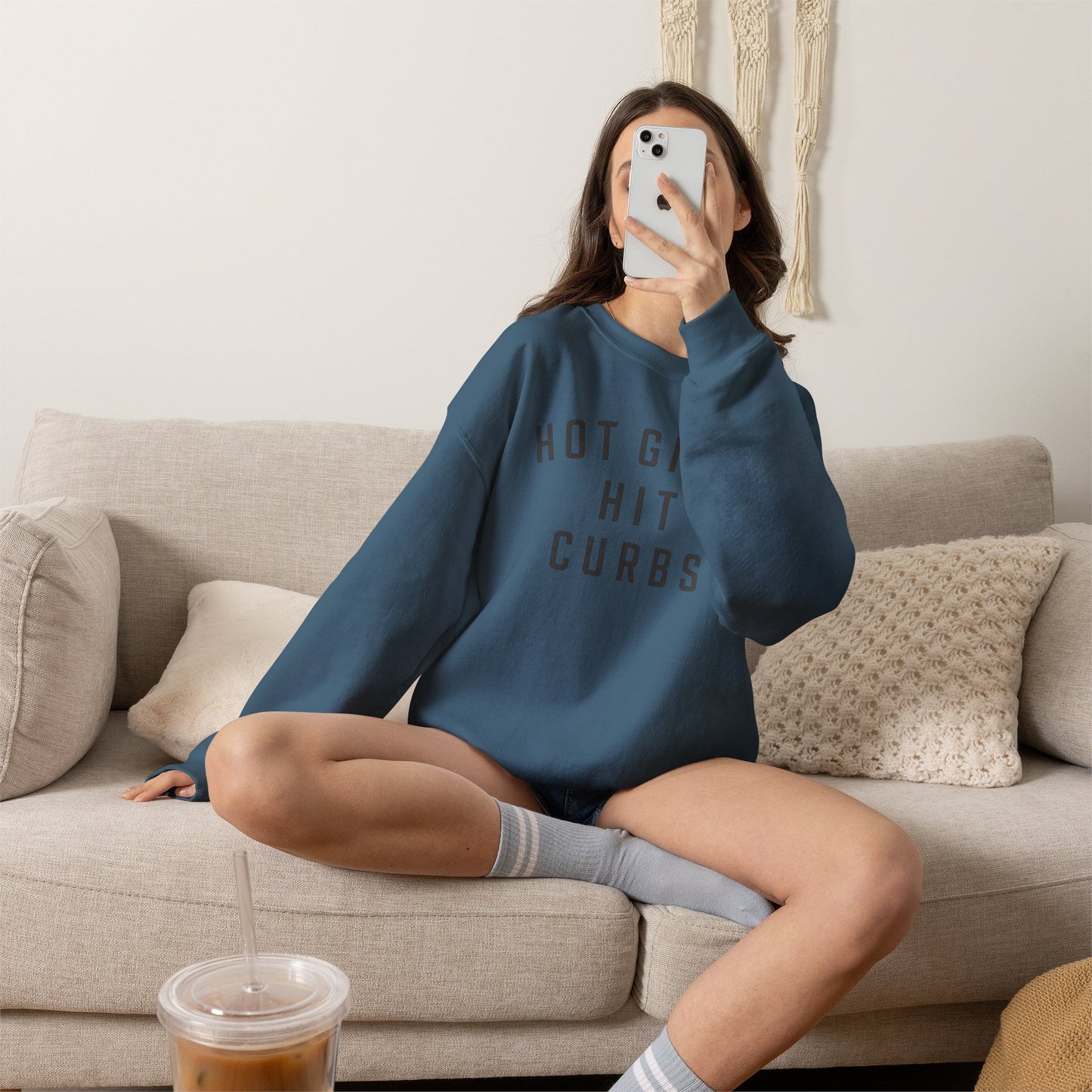 Hot Girls Hit Curbs Sweatshirt