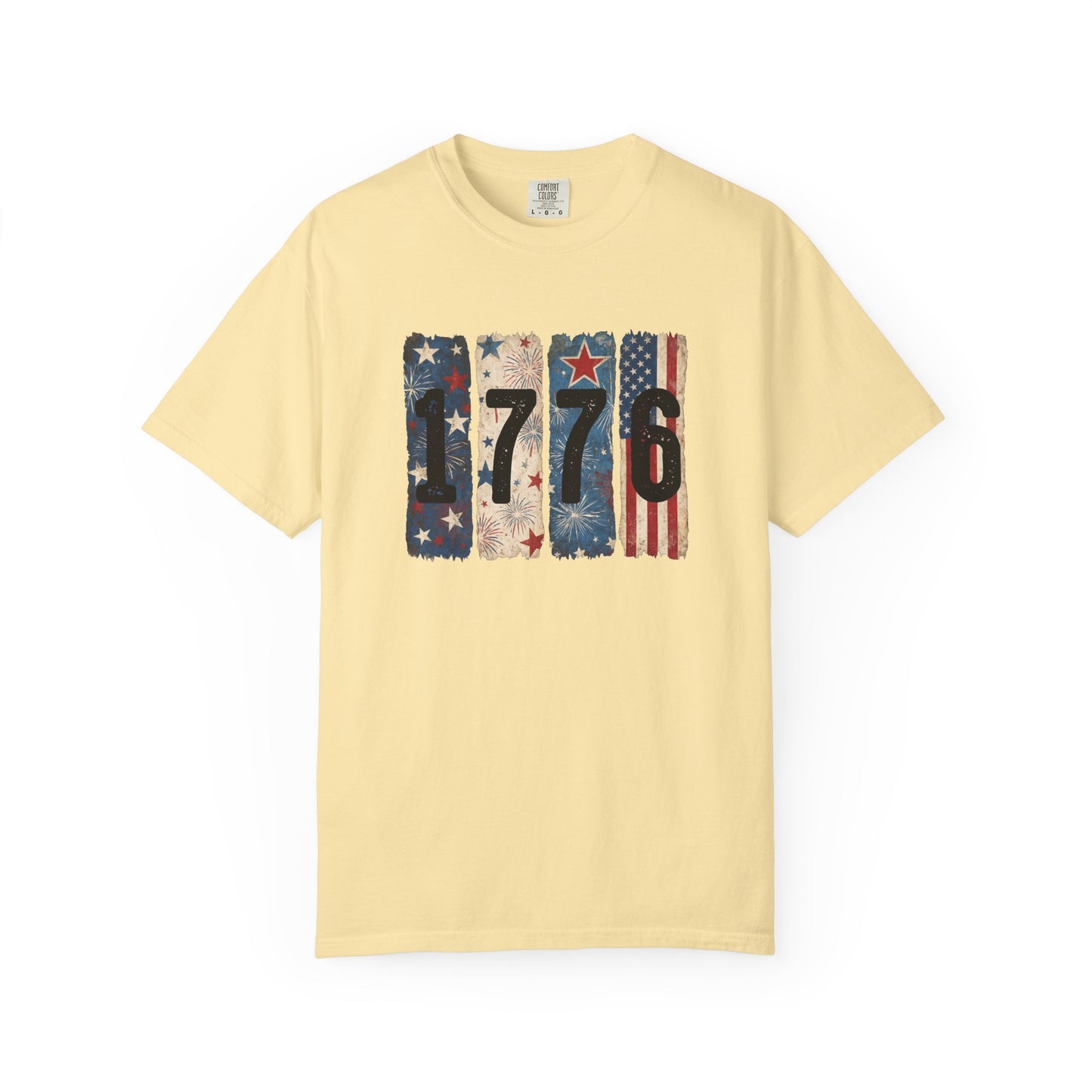 1776 Vintage America T-Shirt • Retro 4th of July Shirt • Red White Blue Graphic Tee