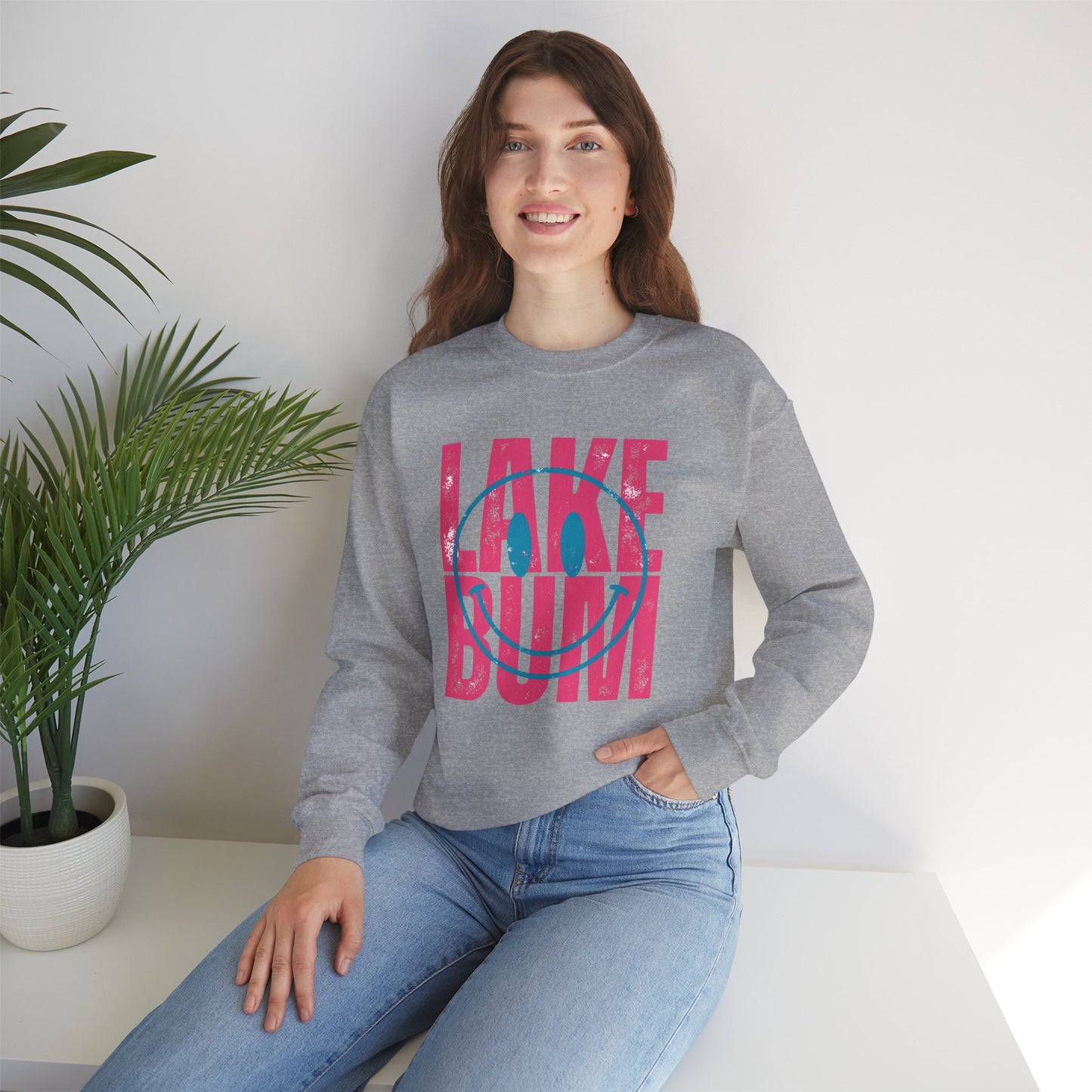 Lake Bum Sweatshirt • Summer Lake Crewneck • Lake Life Mom Sweatshirt • Beach Vacation Pullover • Coastal Crewneck