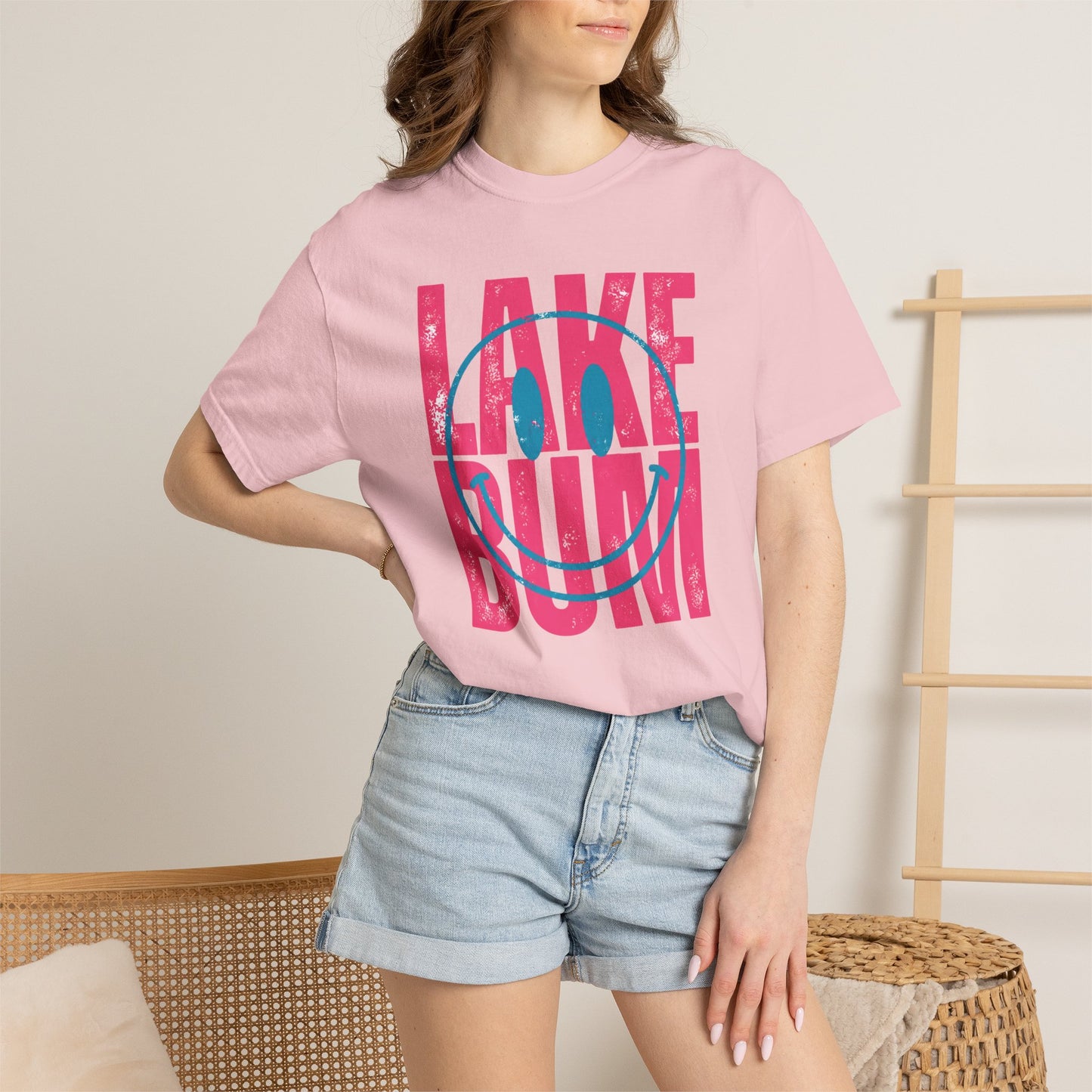 Lake Bum Graphic Tee • Summer Lake Shirt • Beach Vacation Mama Tee • Coastal Summer Outfit • Lake Life Shirt