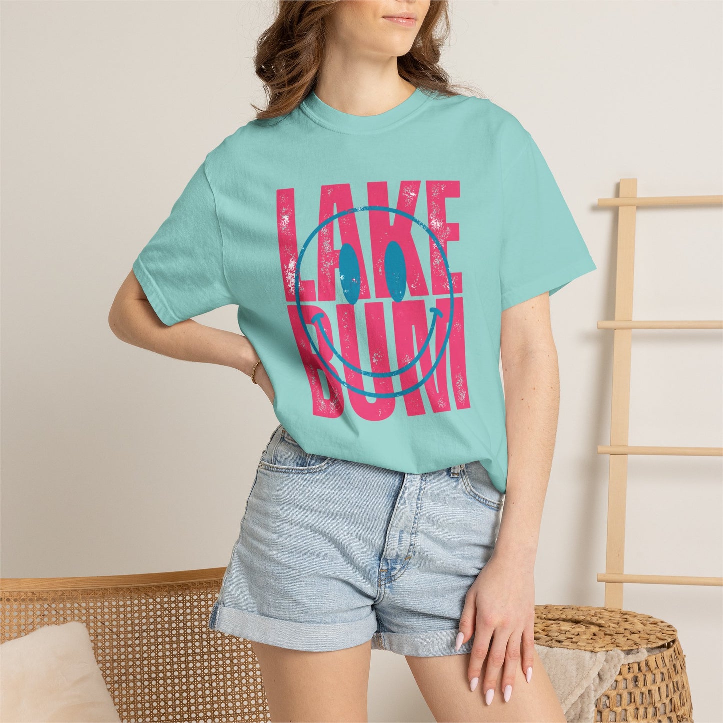 Lake Bum Graphic Tee • Summer Lake Shirt • Beach Vacation Mama Tee • Coastal Summer Outfit • Lake Life Shirt