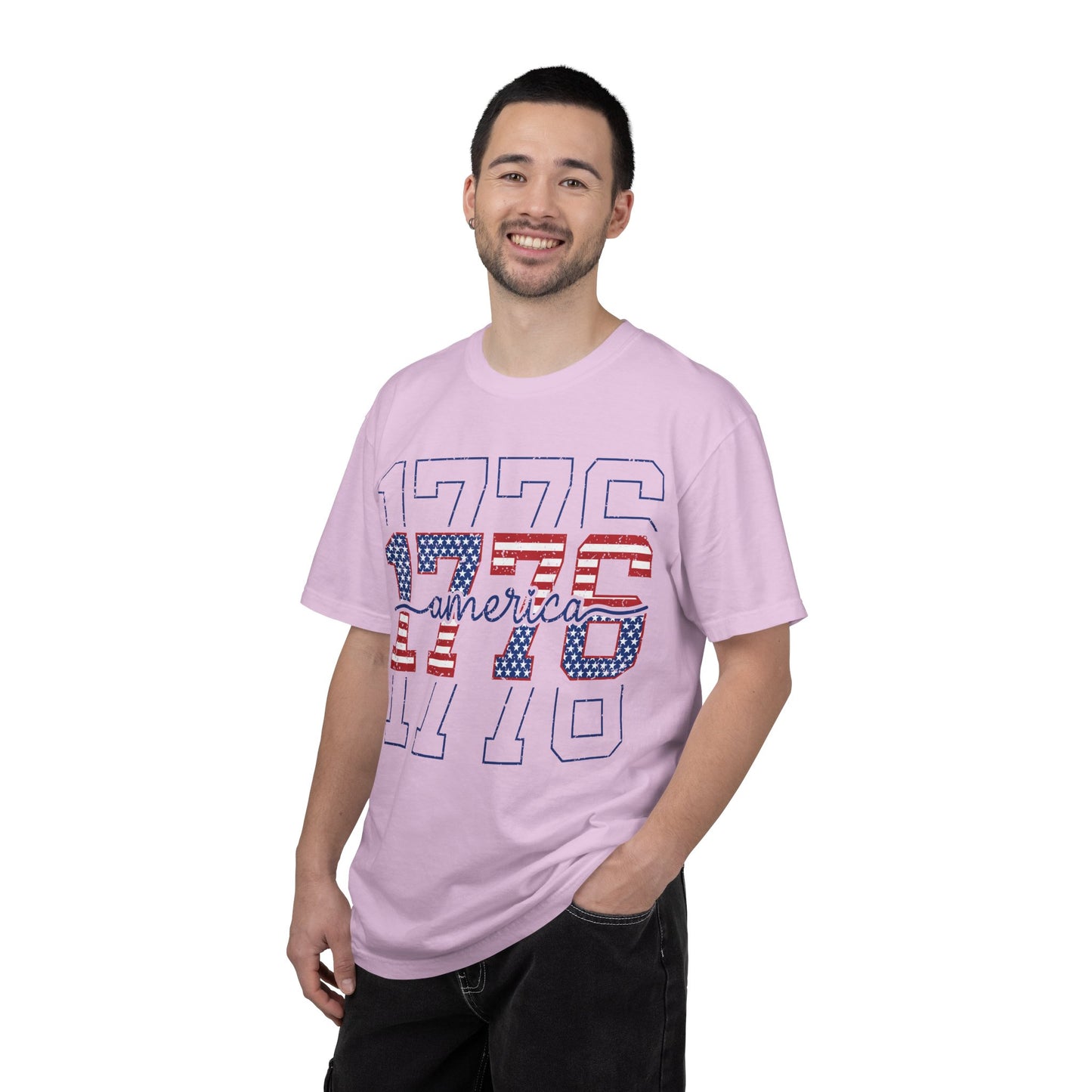 1776 Red White Blue Fourth of July T-Shirt • Vintage Patriotic Graphic Tee
