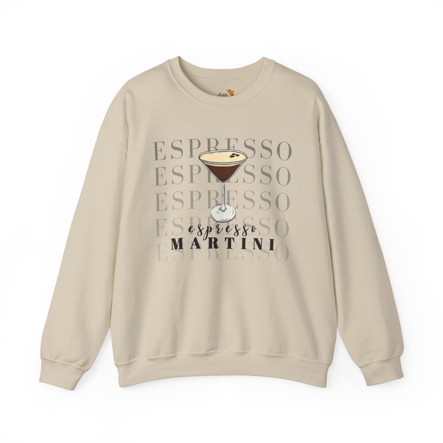 Espresso Martini Crewneck Sweatshirt — Cocktail Lover Graphic Sweatshirt