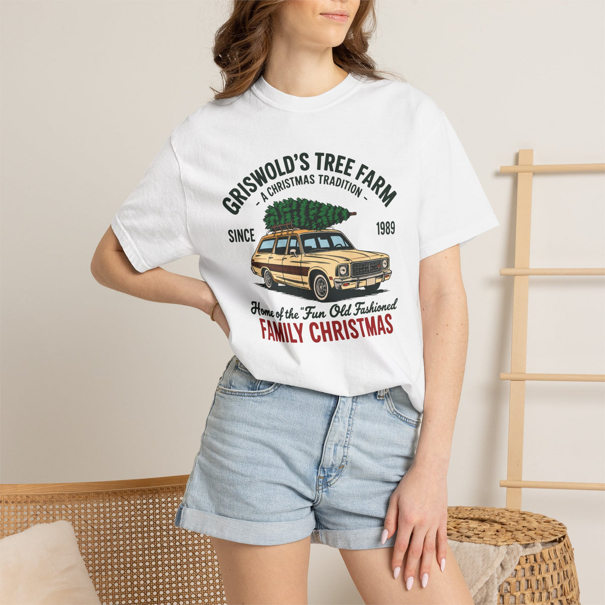 Christmas Tree Farm Tee — “Griswold’s Tree Farm” Family Christmas Graphic T-Shirt