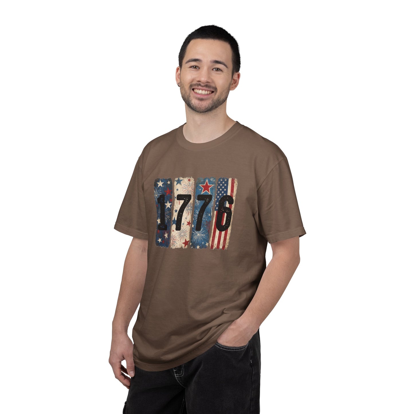 1776 Vintage America T-Shirt • Retro 4th of July Shirt • Red White Blue Graphic Tee