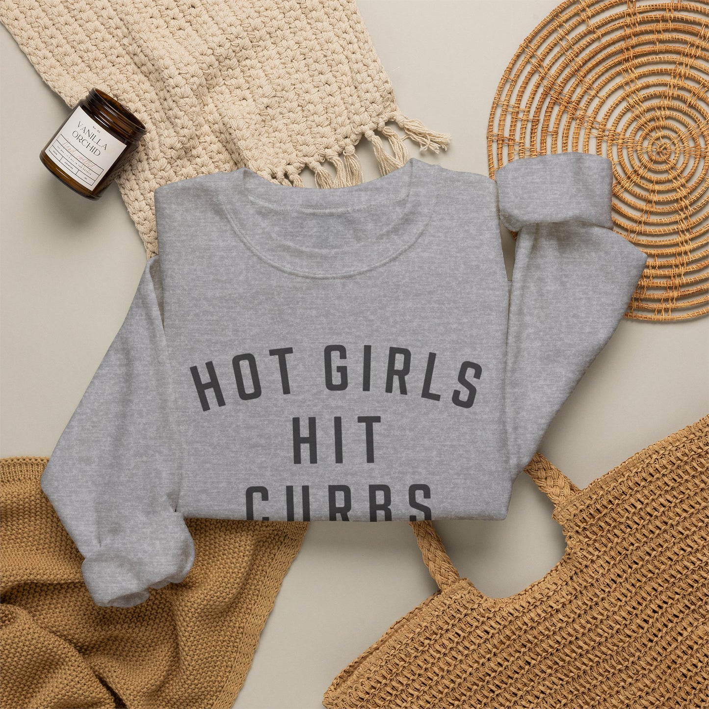 Hot Girls Hit Curbs Sweatshirt