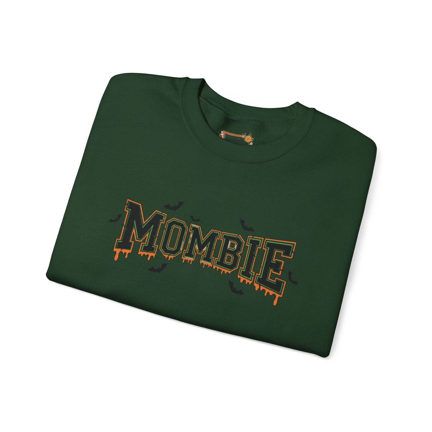 Mombie Crewneck Sweatshirt - Cozy Halloween Apparel, Great Gift for Moms, Fall Fashion, Spooky Season, Funny Sweater