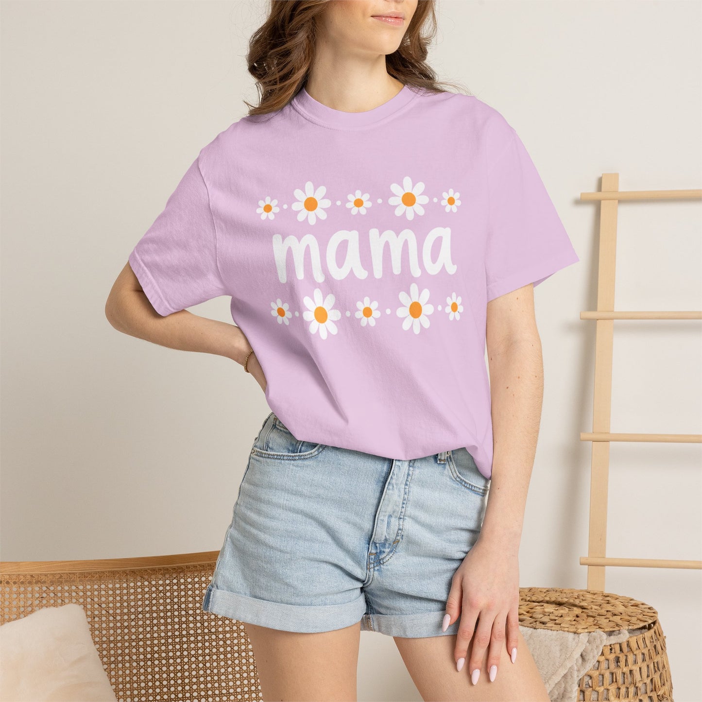 Retro Daisy Mama Tee • Floral Mama Shirt • Spring Boutique Mom Graphic Tee • Mother’s Day Gift Shirt