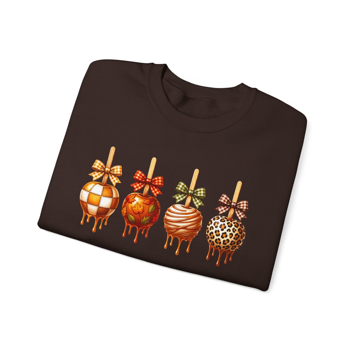 Caramel Apple Crewneck • Fall Apple Shirt • Autumn Graphic Tee • Baseball Caramel Apple Tee • Pumpkin Spice Shirt • Cute Fall Sweatshirt • Comfort Colors Tee